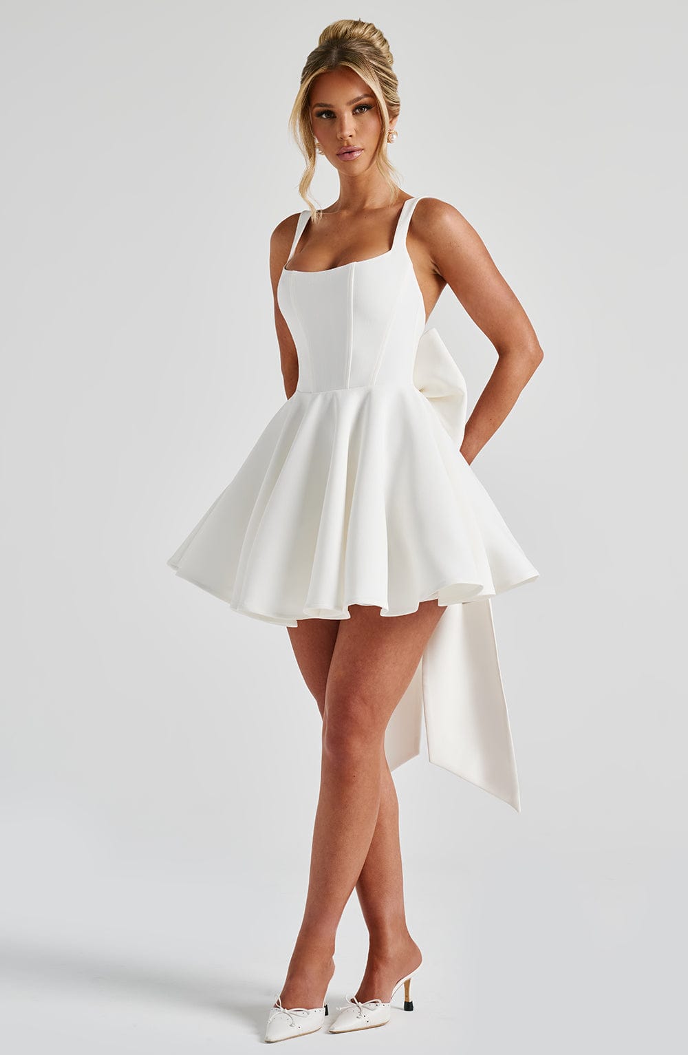 Vestido Mini Rue - Marfil