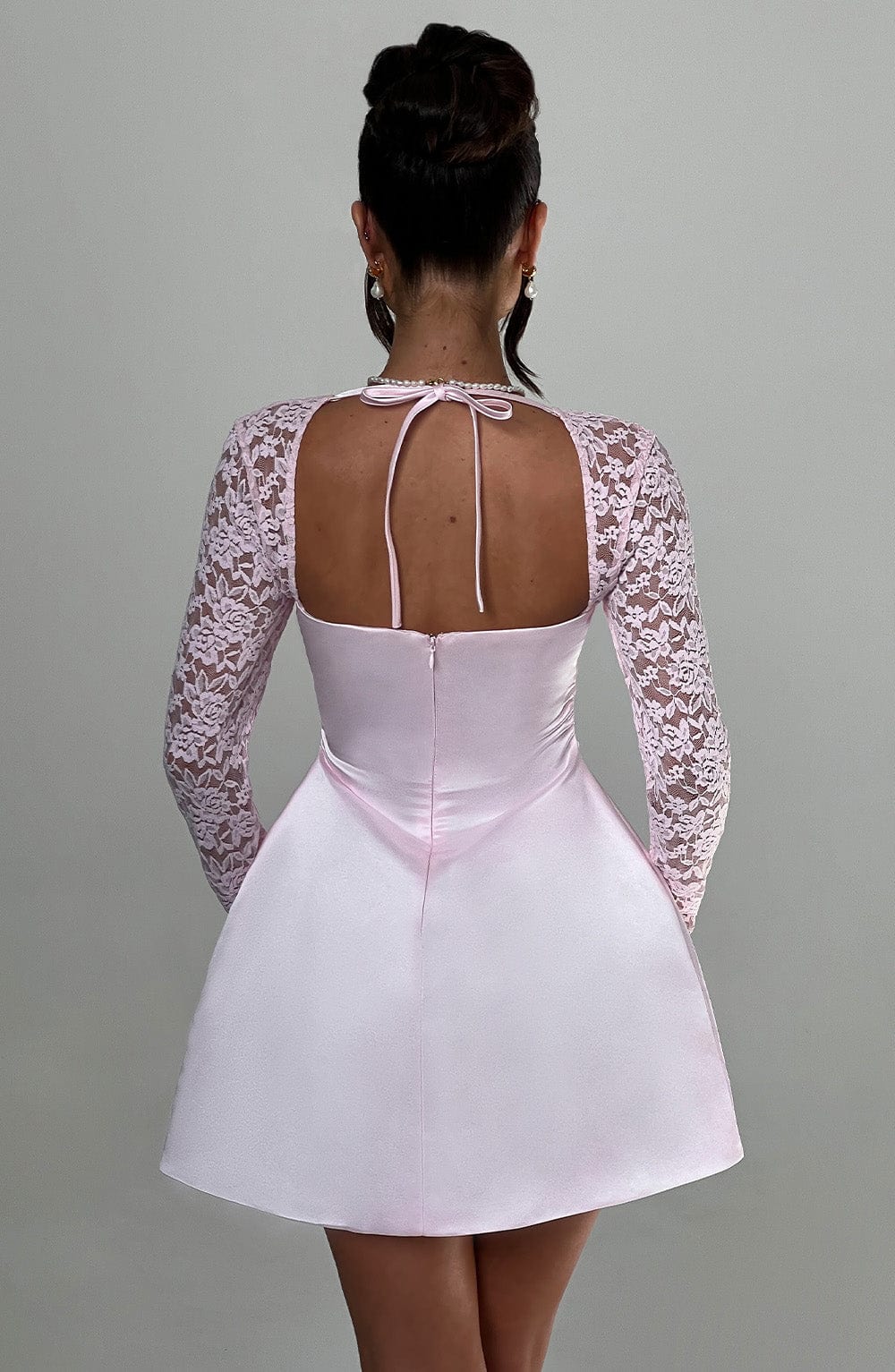 Vestido Mini Sadie - Rosa Pastel