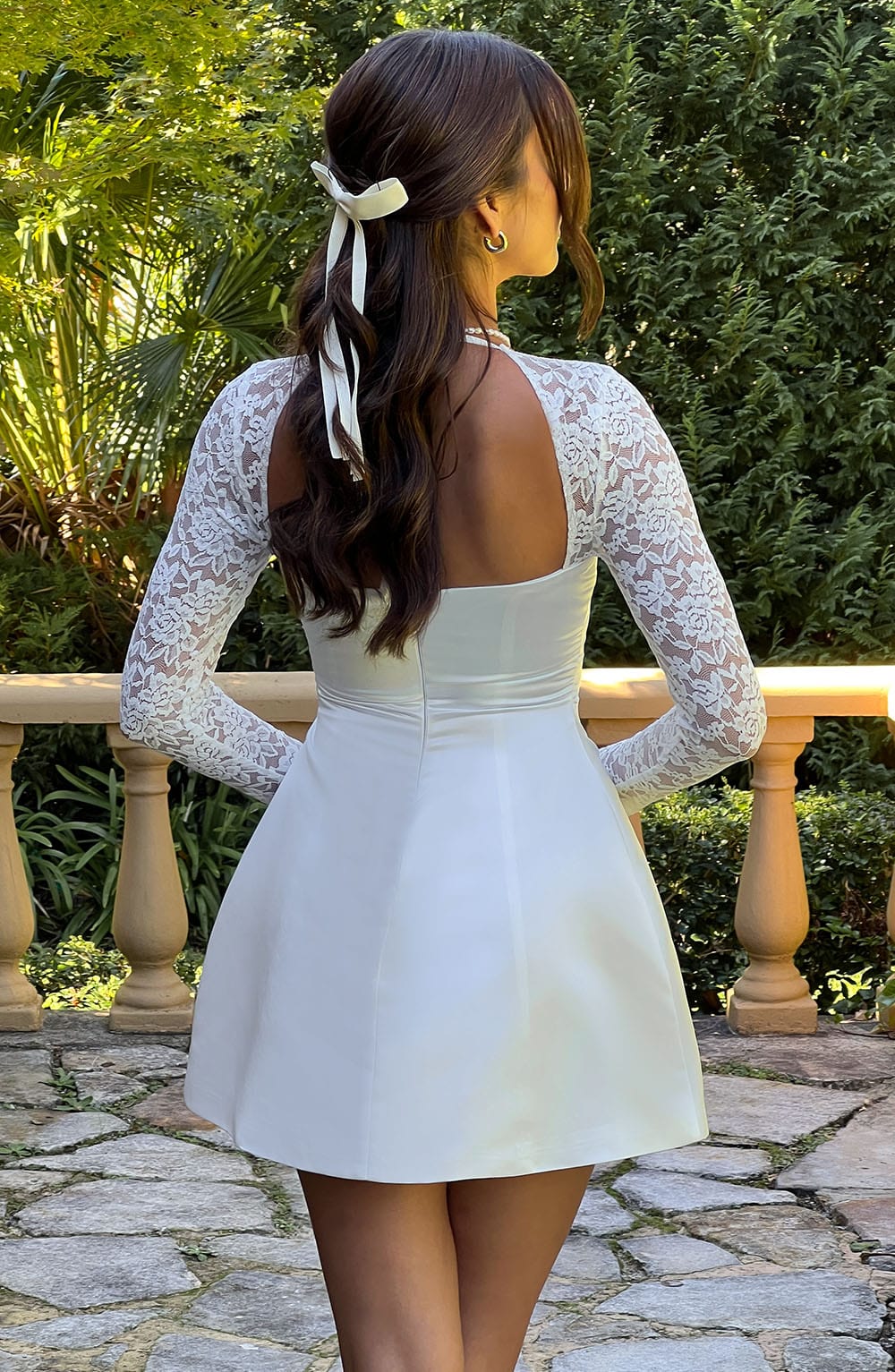 Vestido Mini Sadie - Marfil