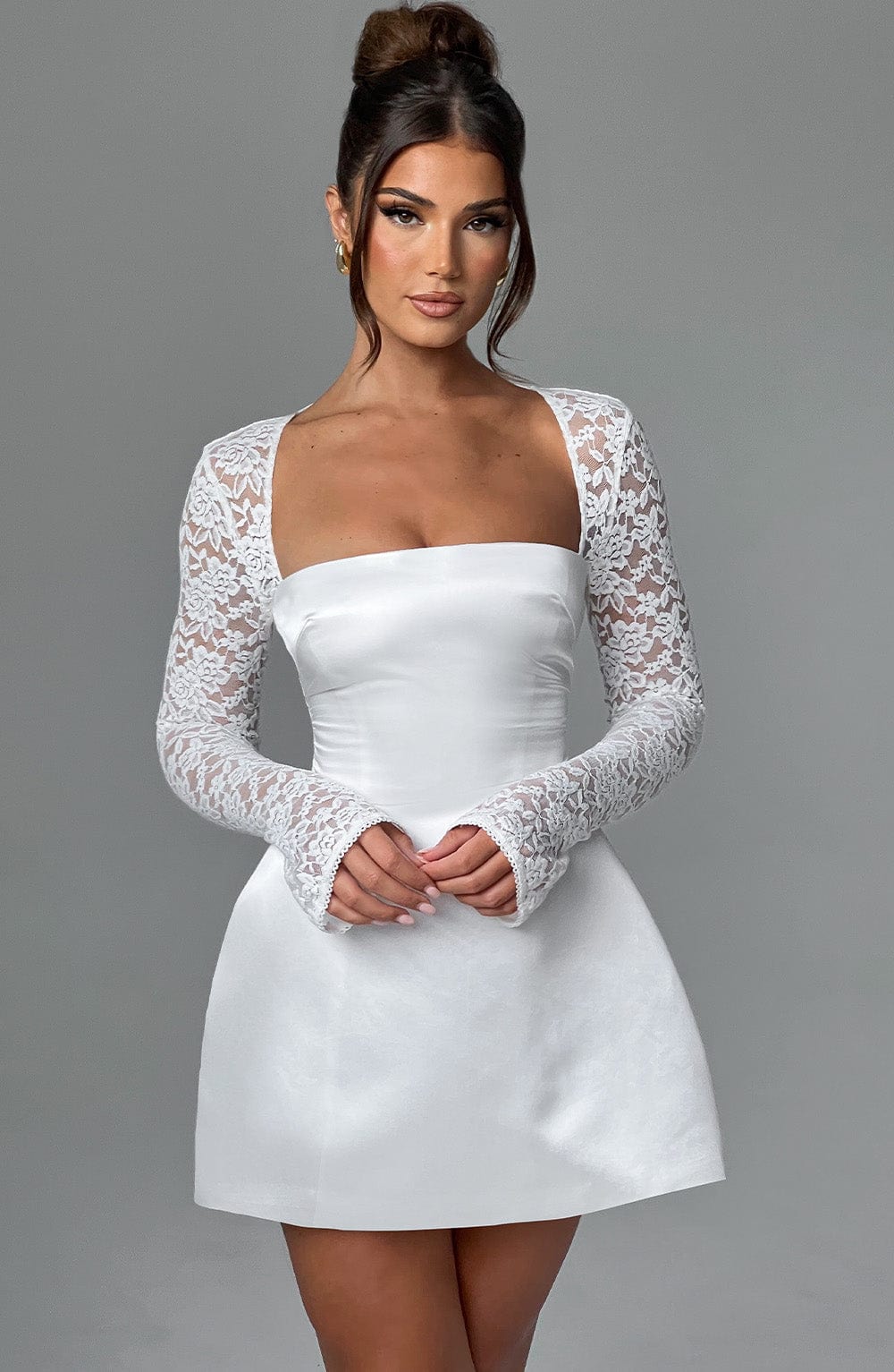 Vestido Mini Sadie - Marfil