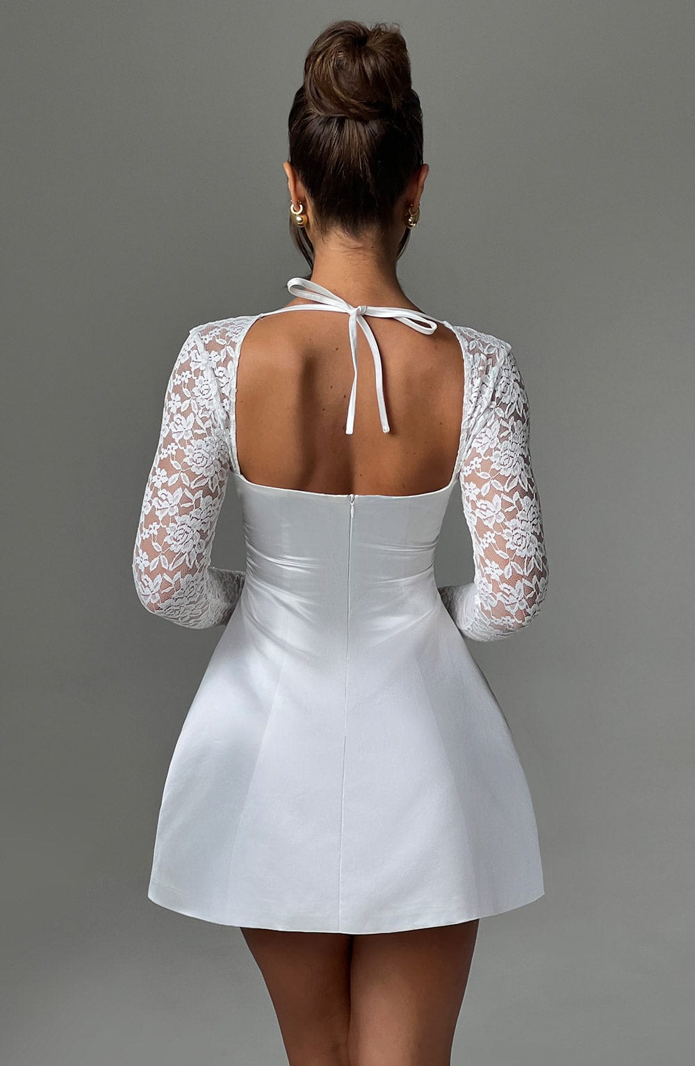 Vestido Mini Sadie - Marfil