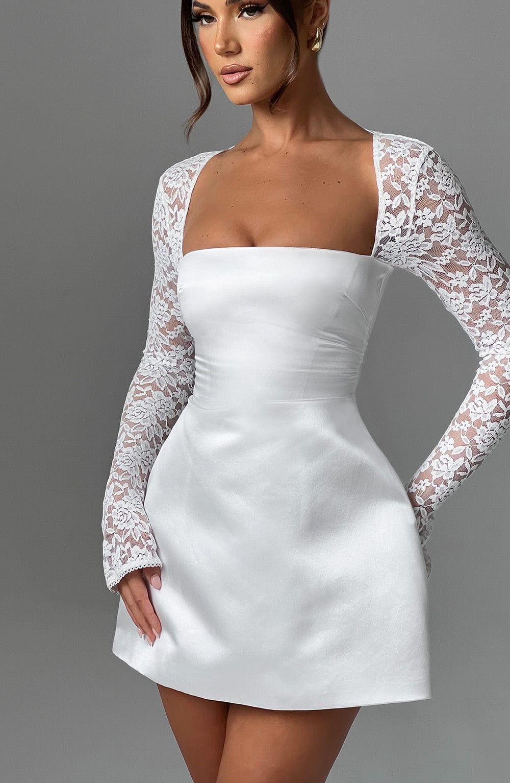 Vestido Mini Sadie - Marfil