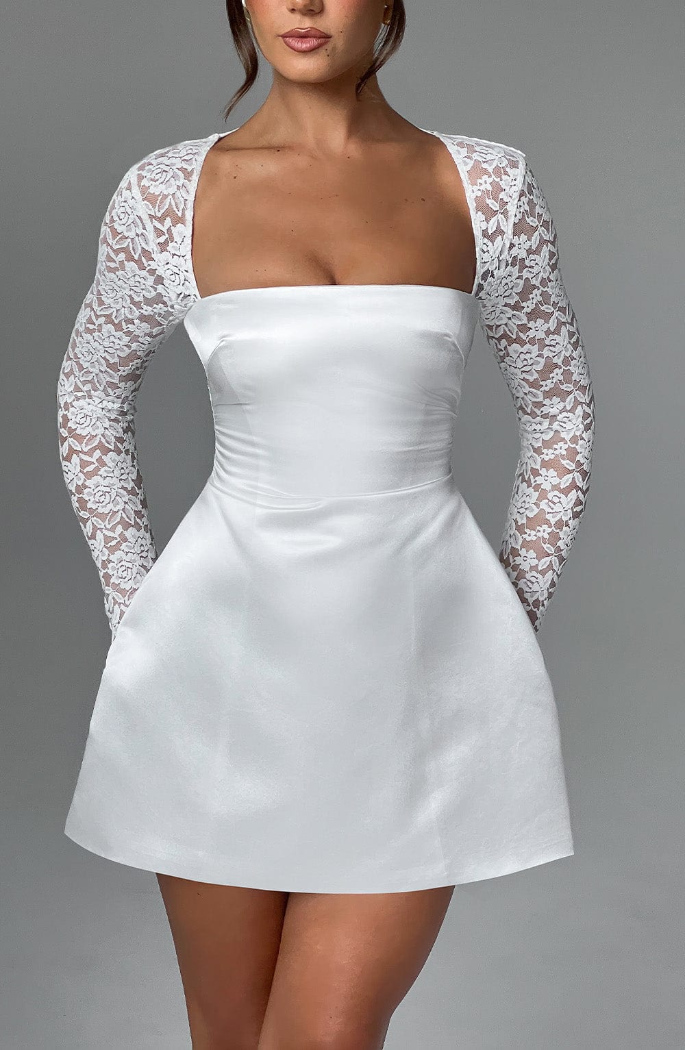 Vestido Mini Sadie - Marfil