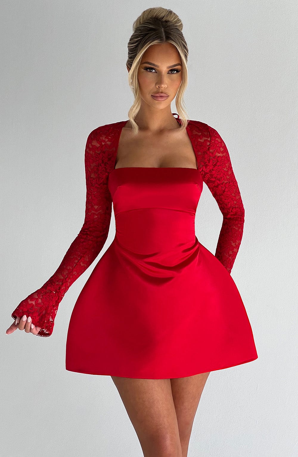 Vestido Mini Sadie - Rojo