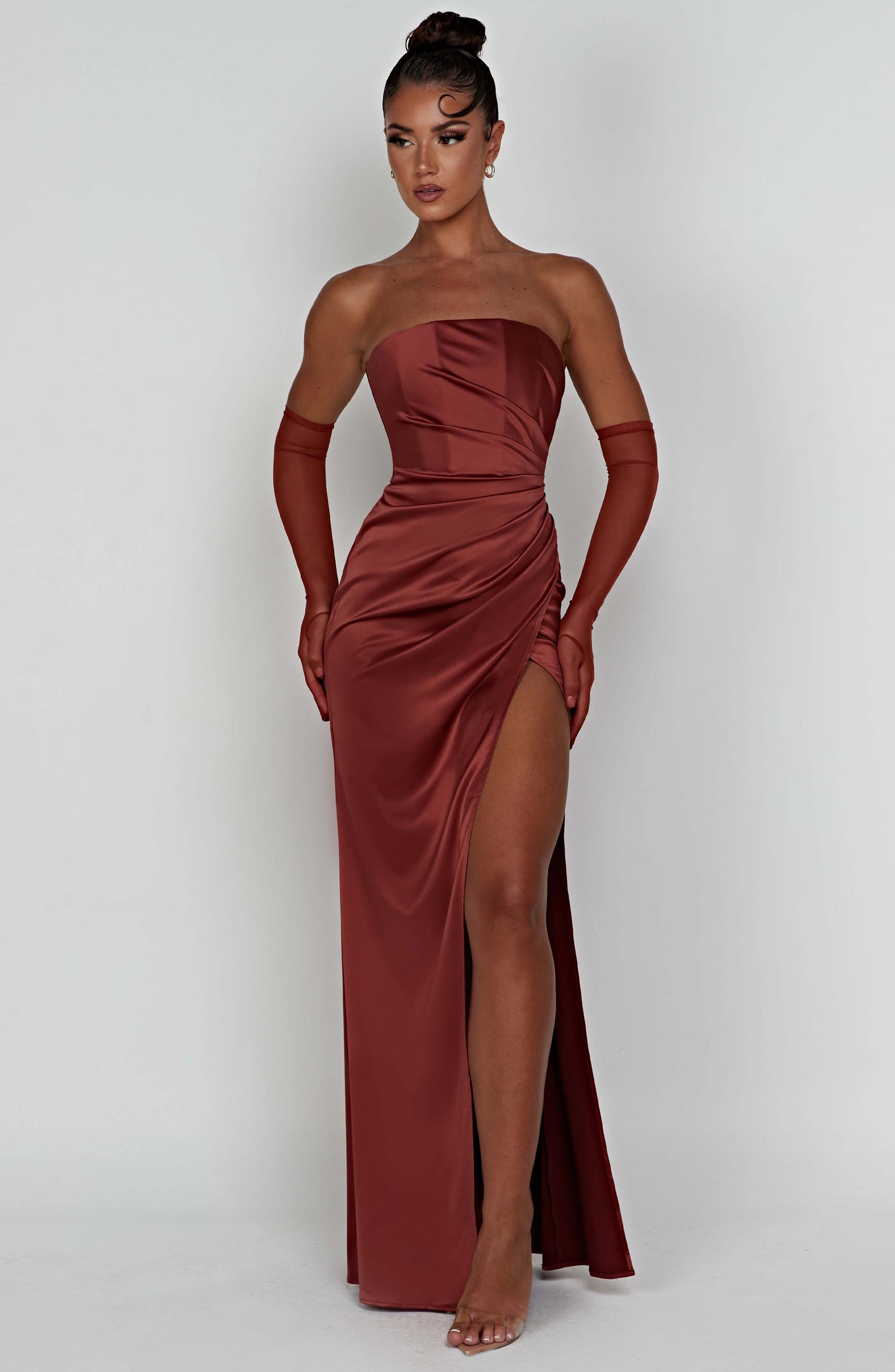 Vestido Maxi Safiya - Óxido