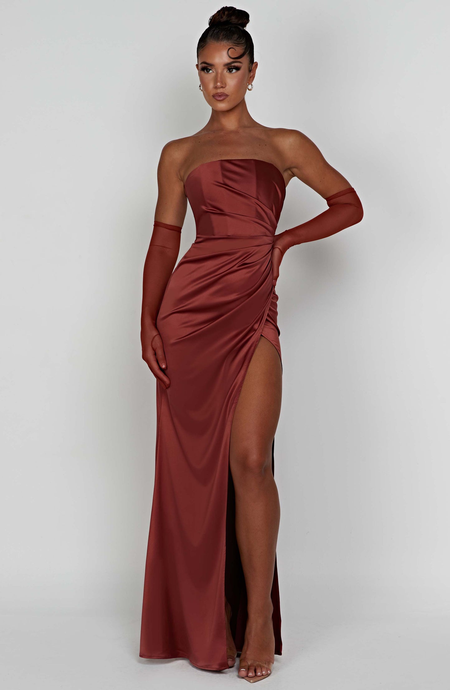 Vestido Maxi Safiya - Óxido