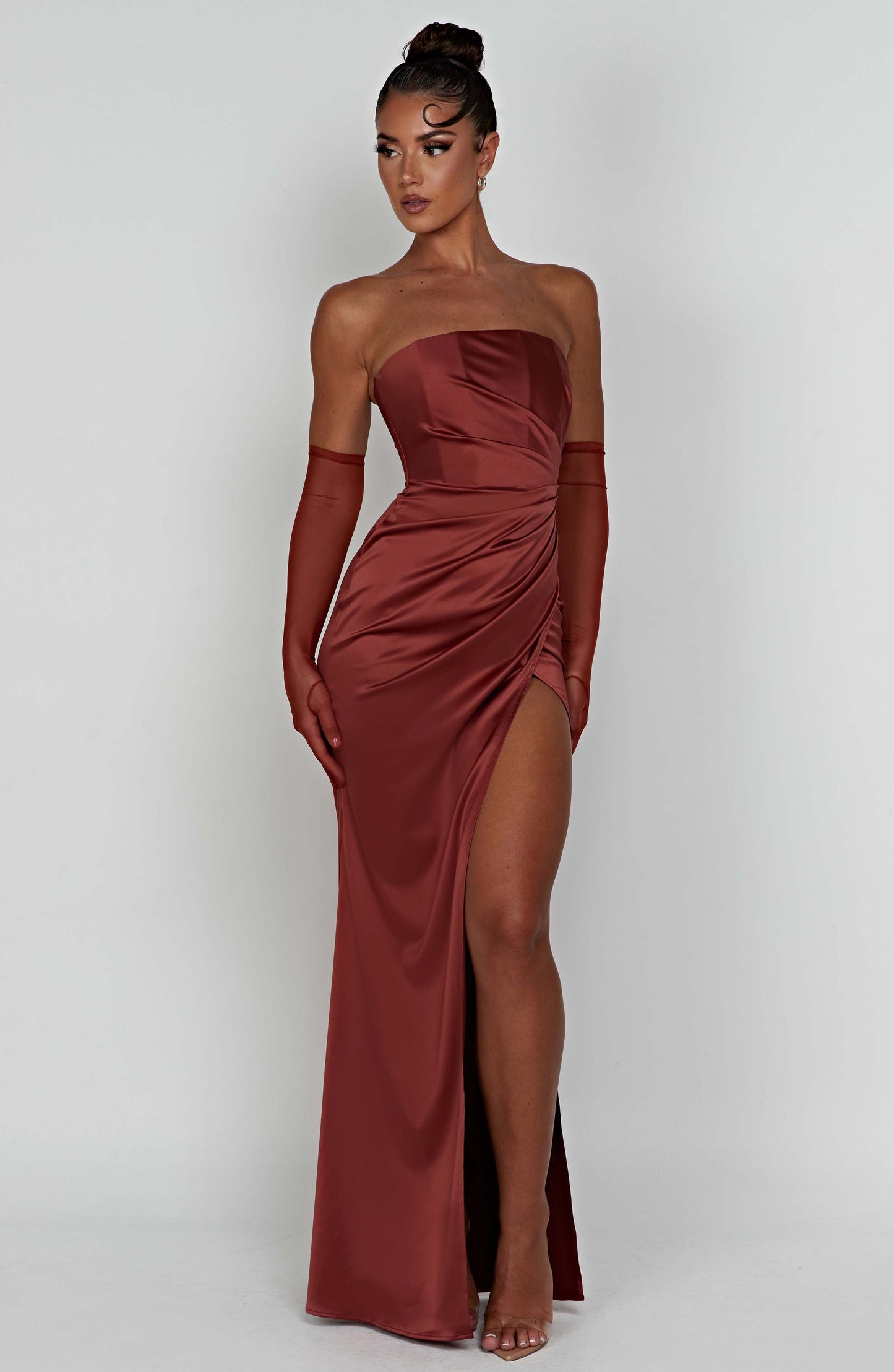 Vestido Maxi Safiya - Óxido