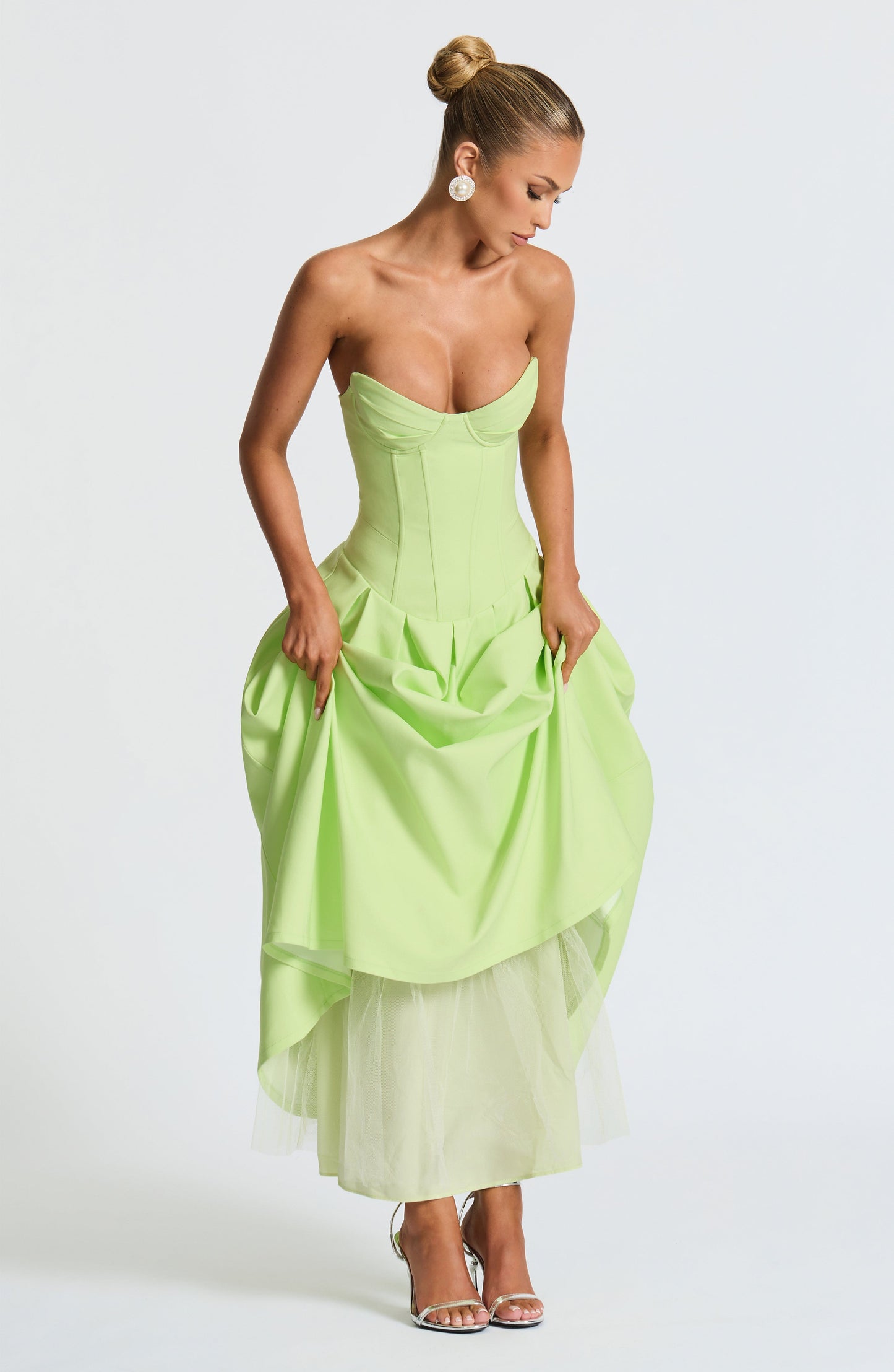 Vestido Midi Salma - Limón