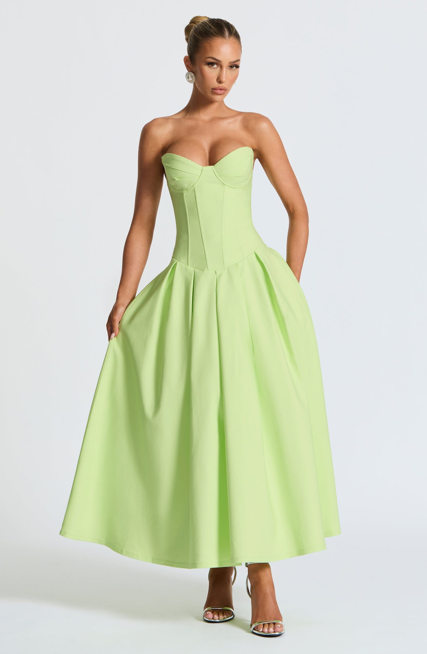 Vestido Midi Salma - Limón