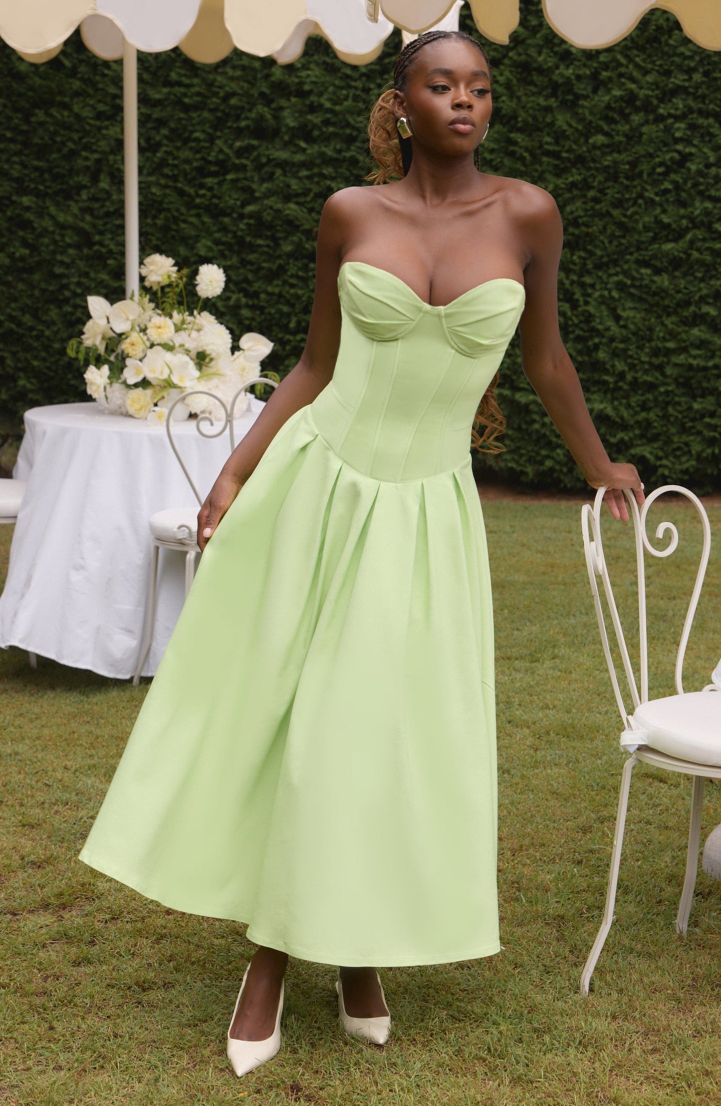 Vestido Midi Salma - Limón