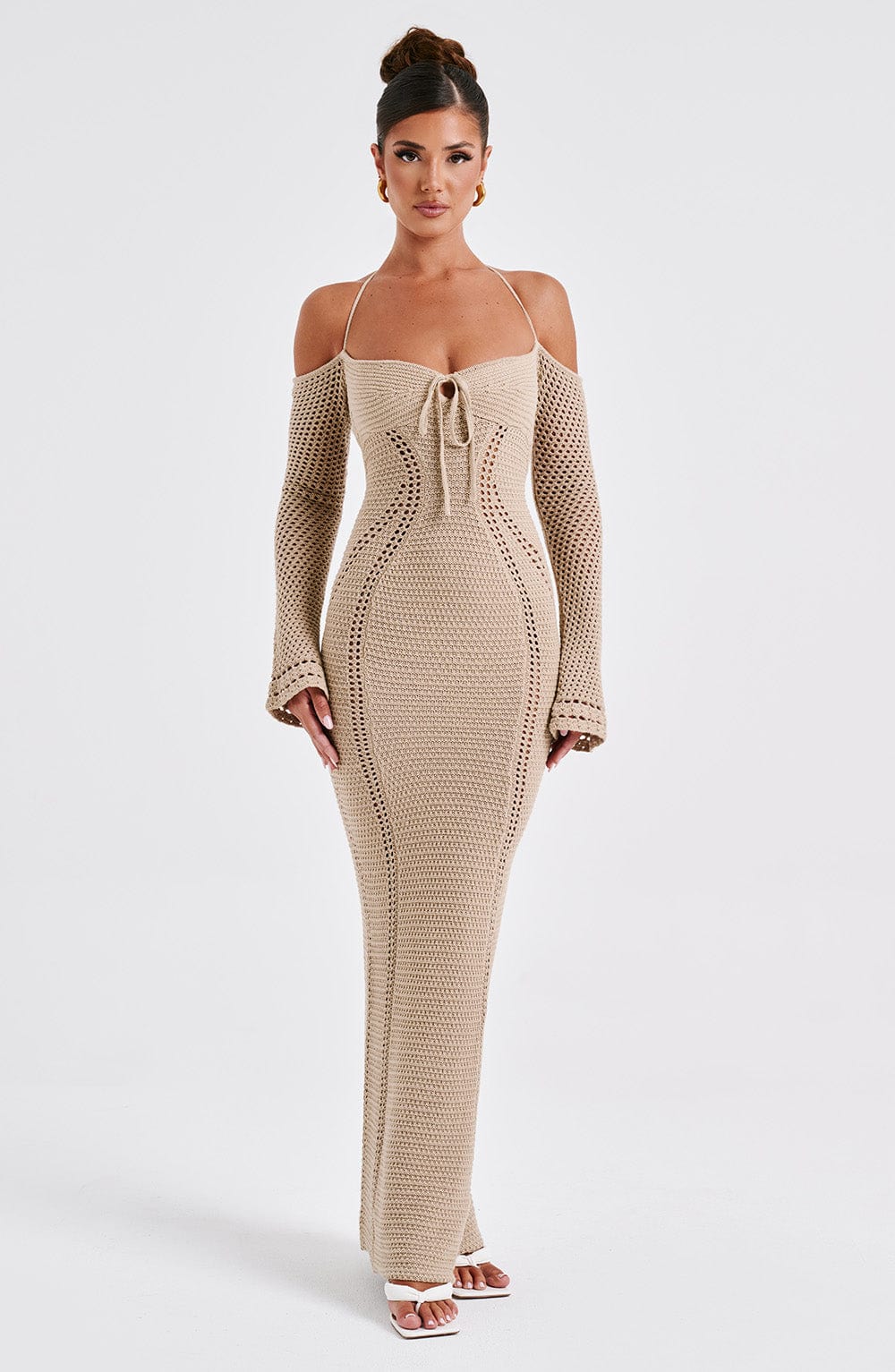Vestido Maxi Samariah - Beige
