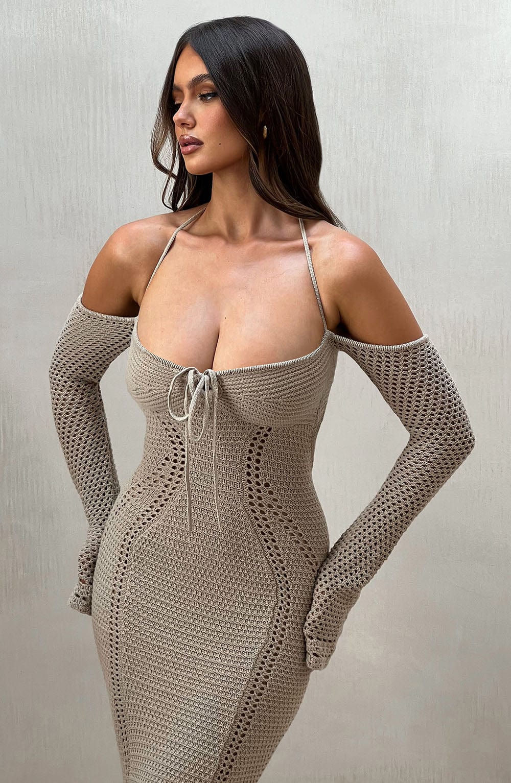 Vestido Maxi Samariah - Beige