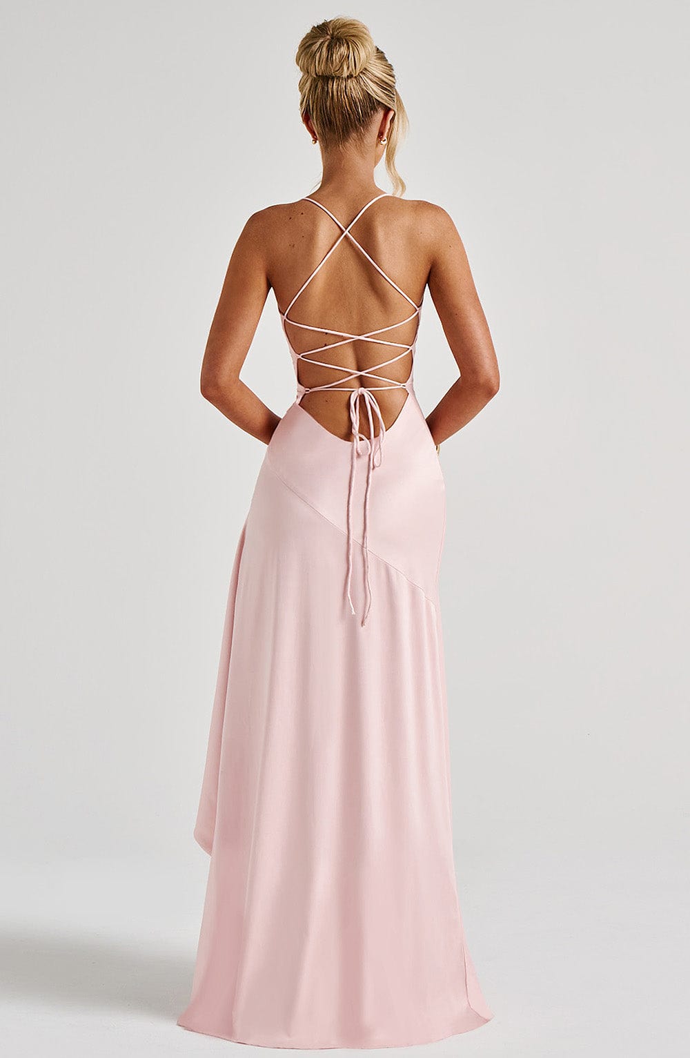 Vestido Maxi Samira - Rosa Claro