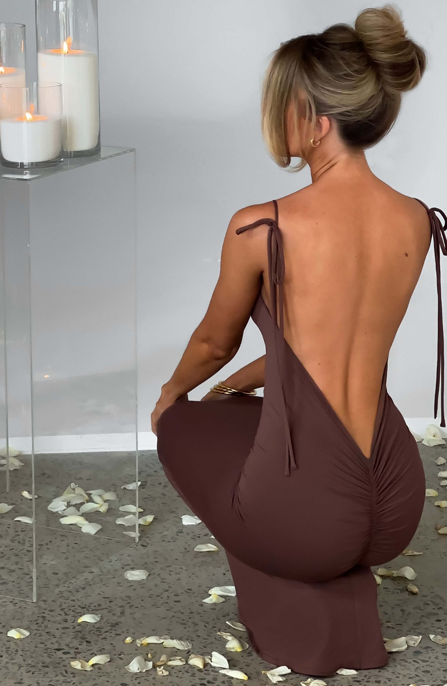 Vestido Maxi Sanya - Chocolate