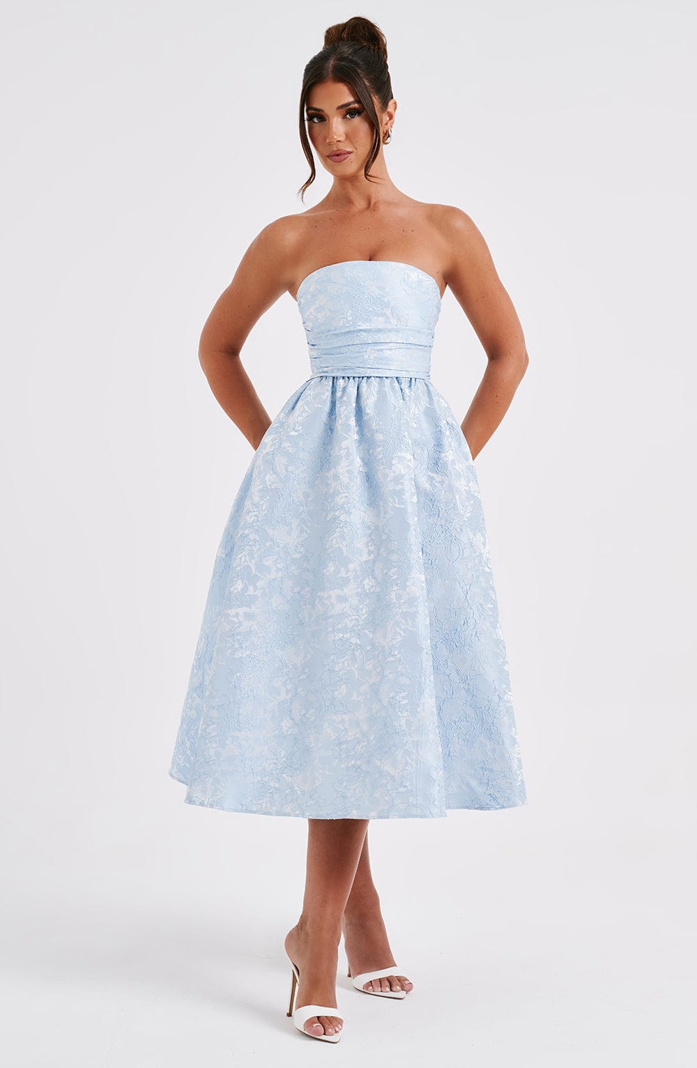Vestido Midi Saoirse - Azul