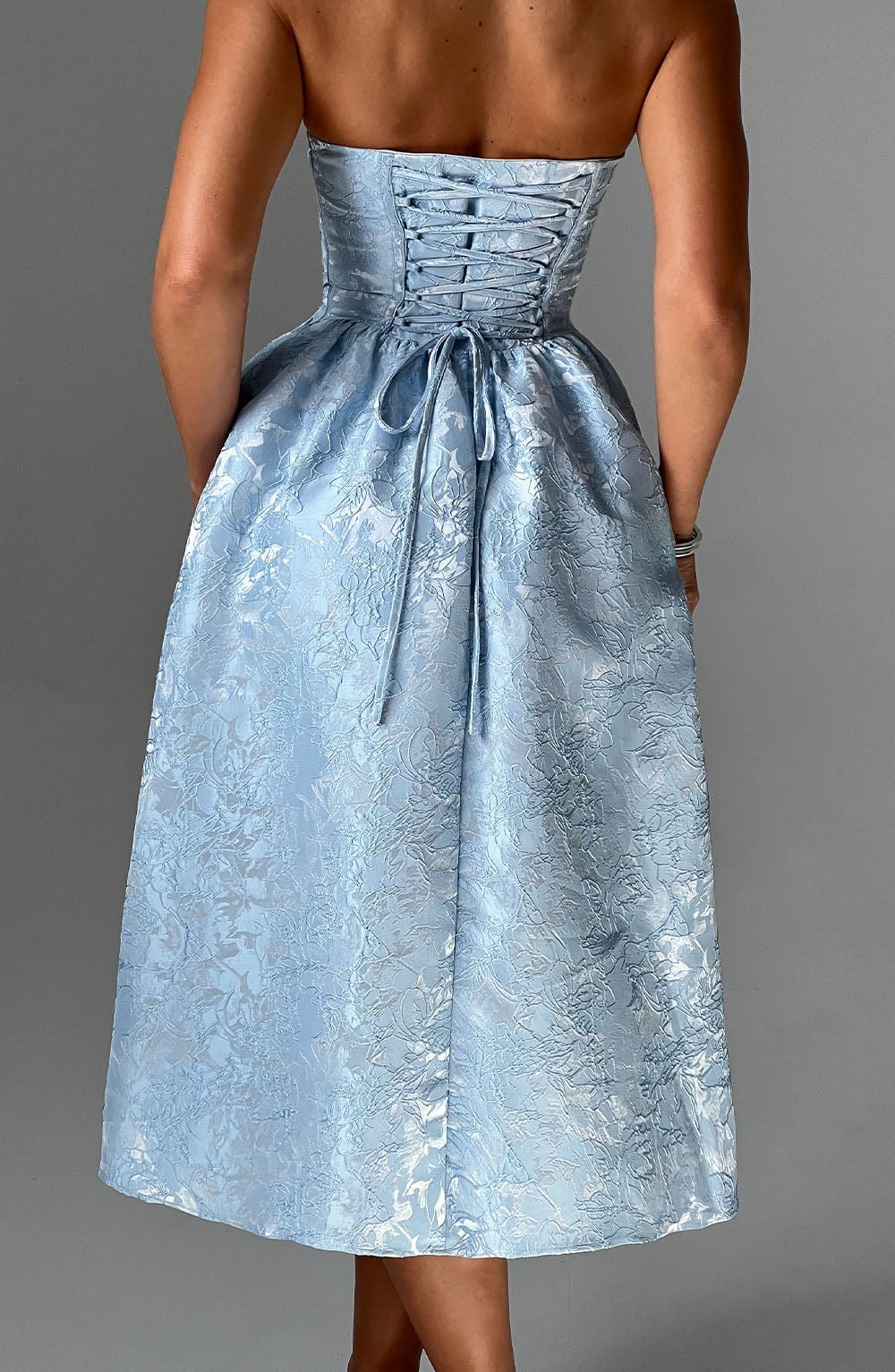 Vestido Midi Saoirse - Azul