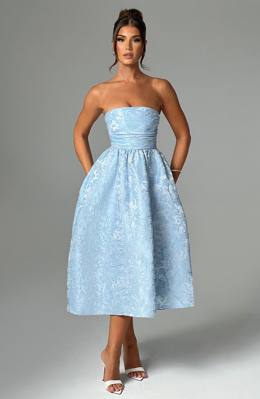 Vestido Midi Saoirse - Azul