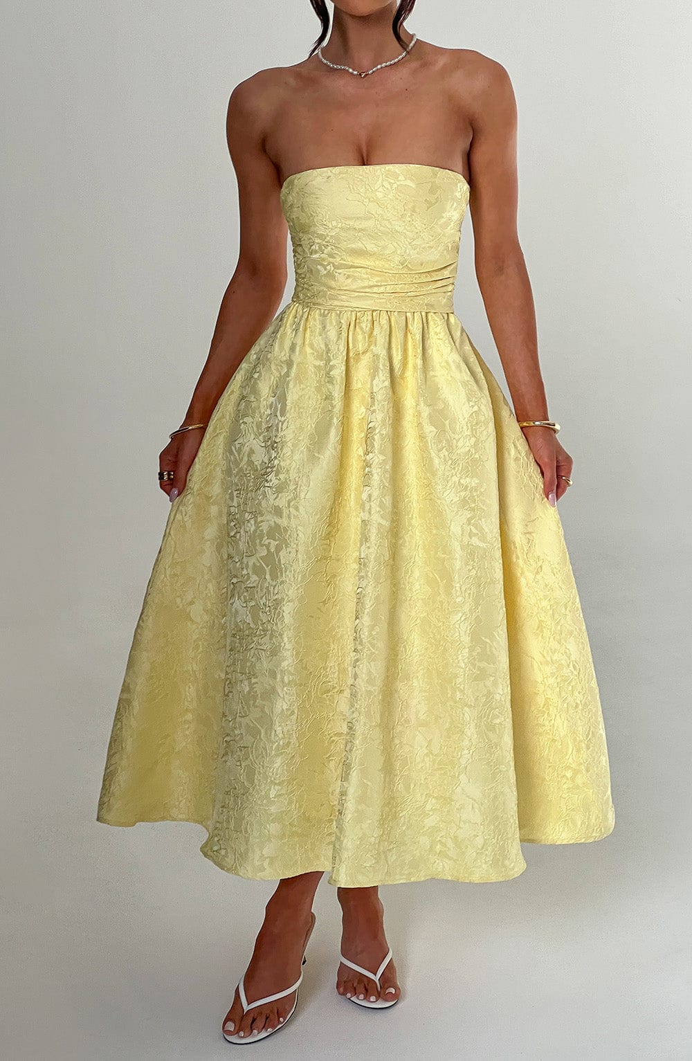 Vestido Midi Saoirse - Limón