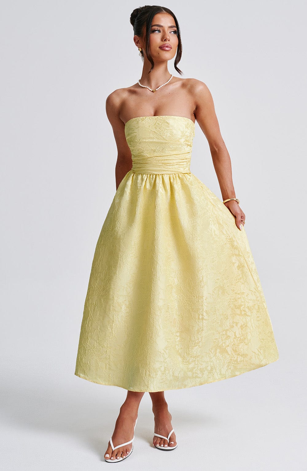 Vestido Midi Saoirse - Limón