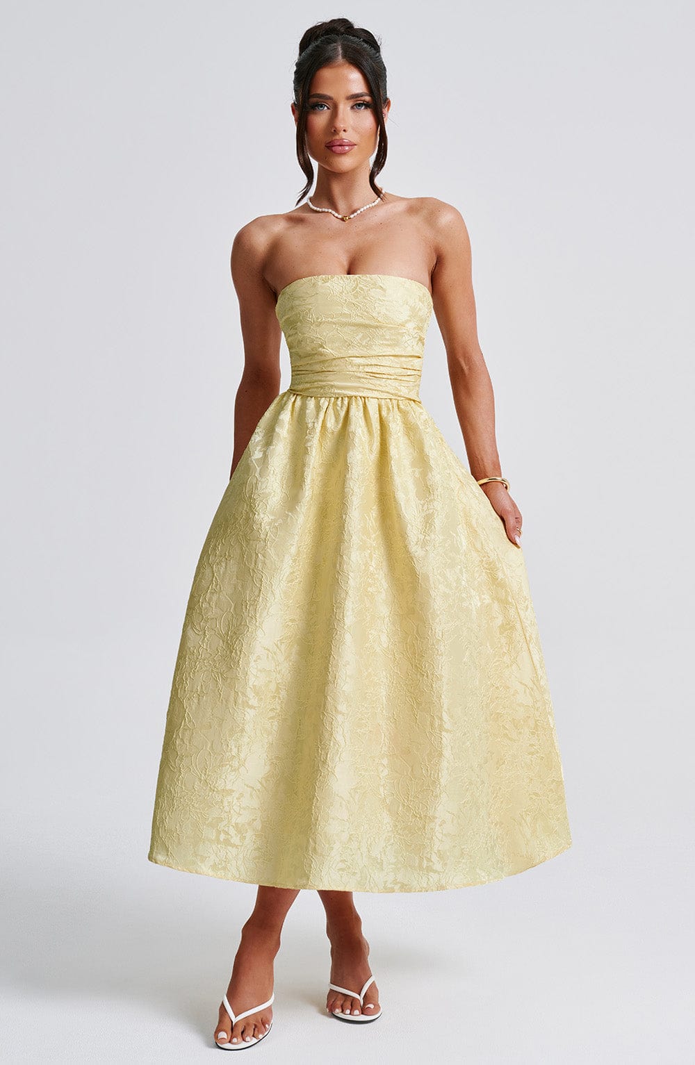 Vestido Midi Saoirse - Limón