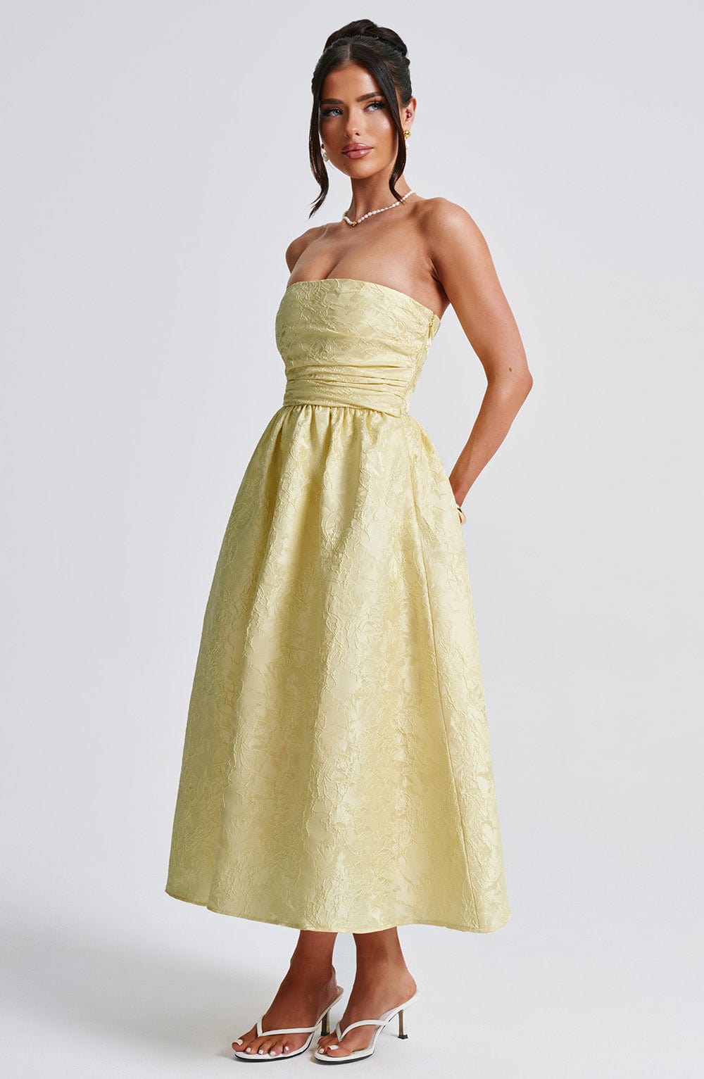 Vestido Midi Saoirse - Limón
