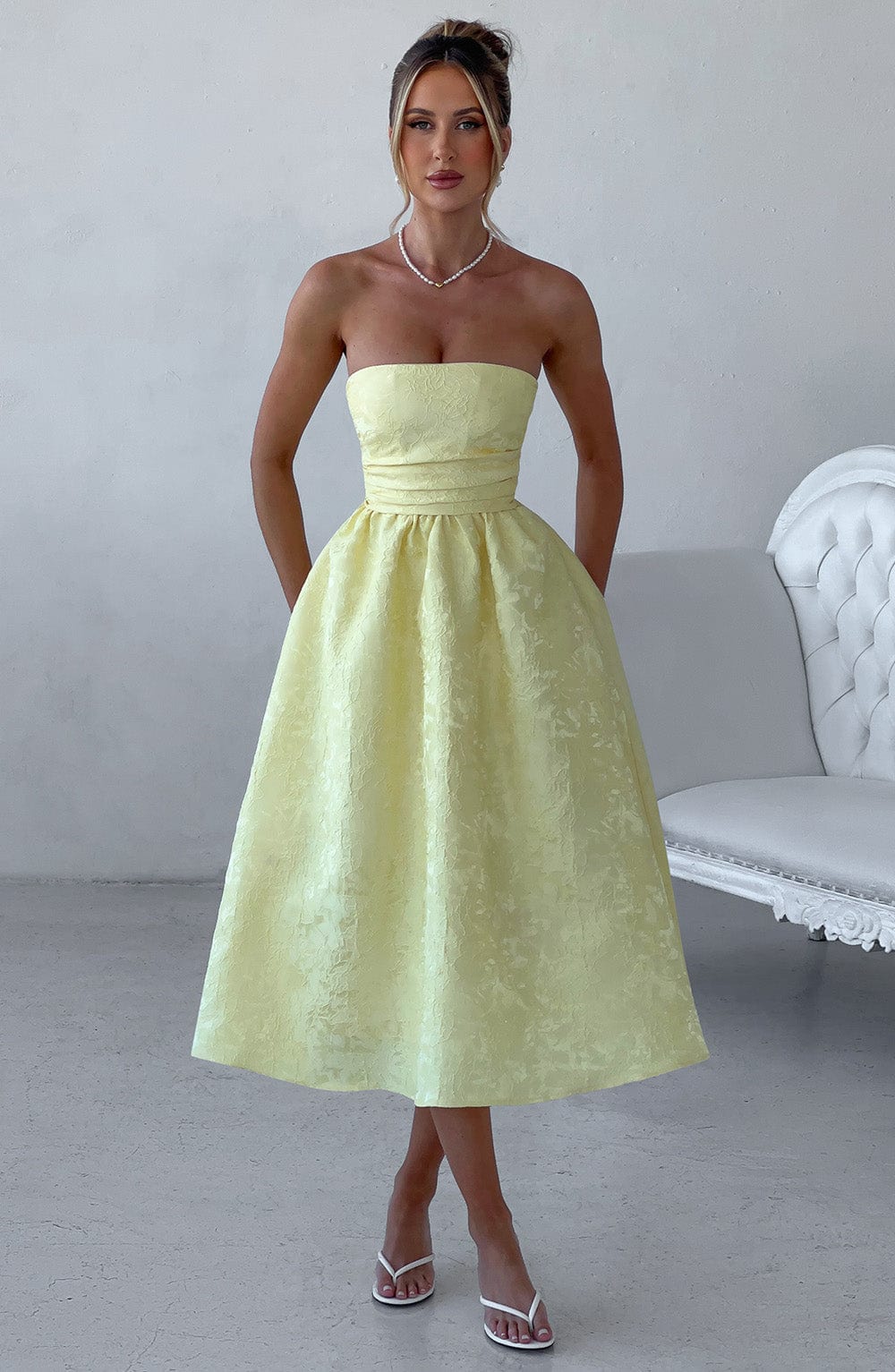 Vestido Midi Saoirse - Limón