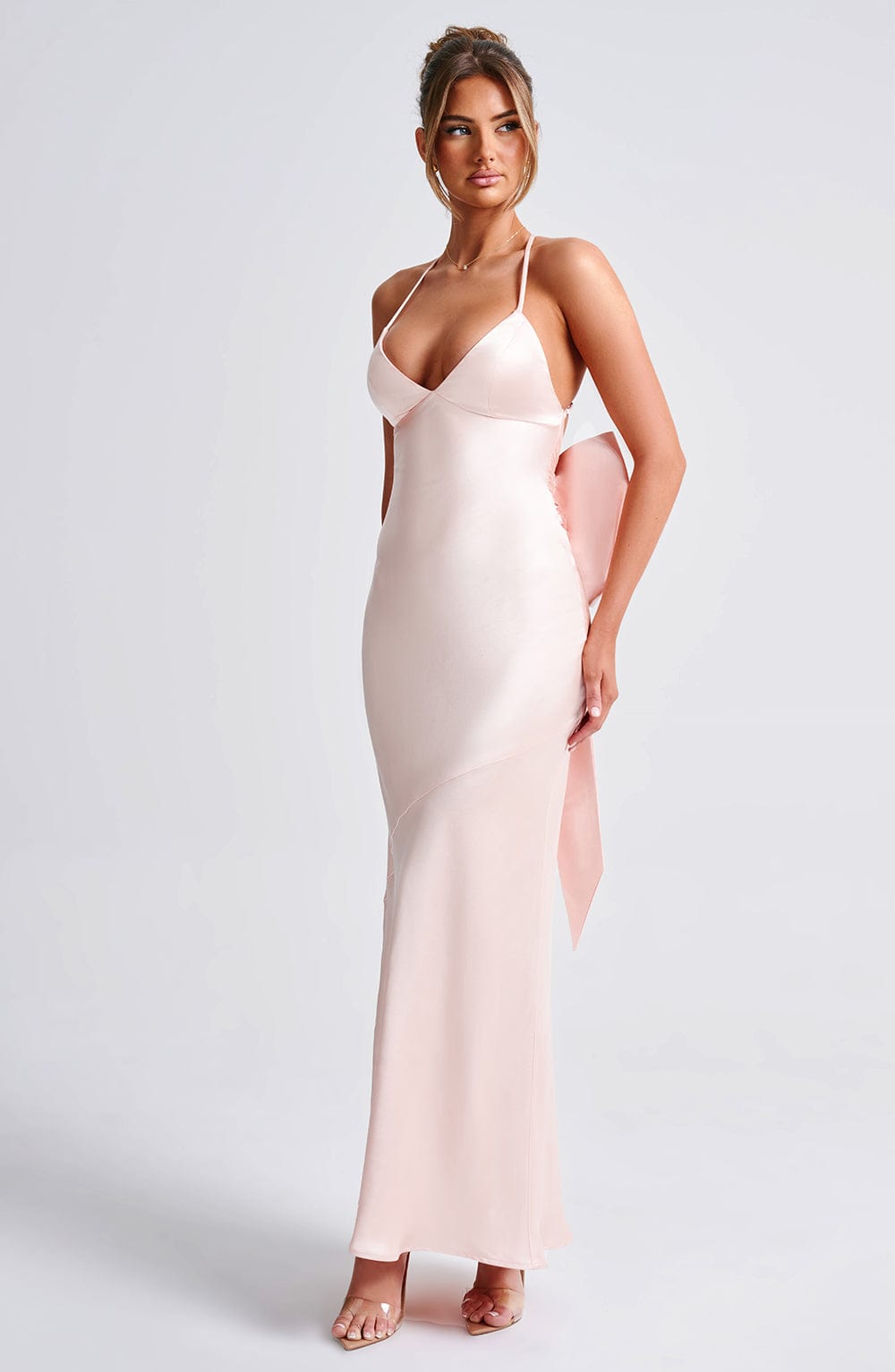Vestido Maxi Sarita - Rosa Empolvado