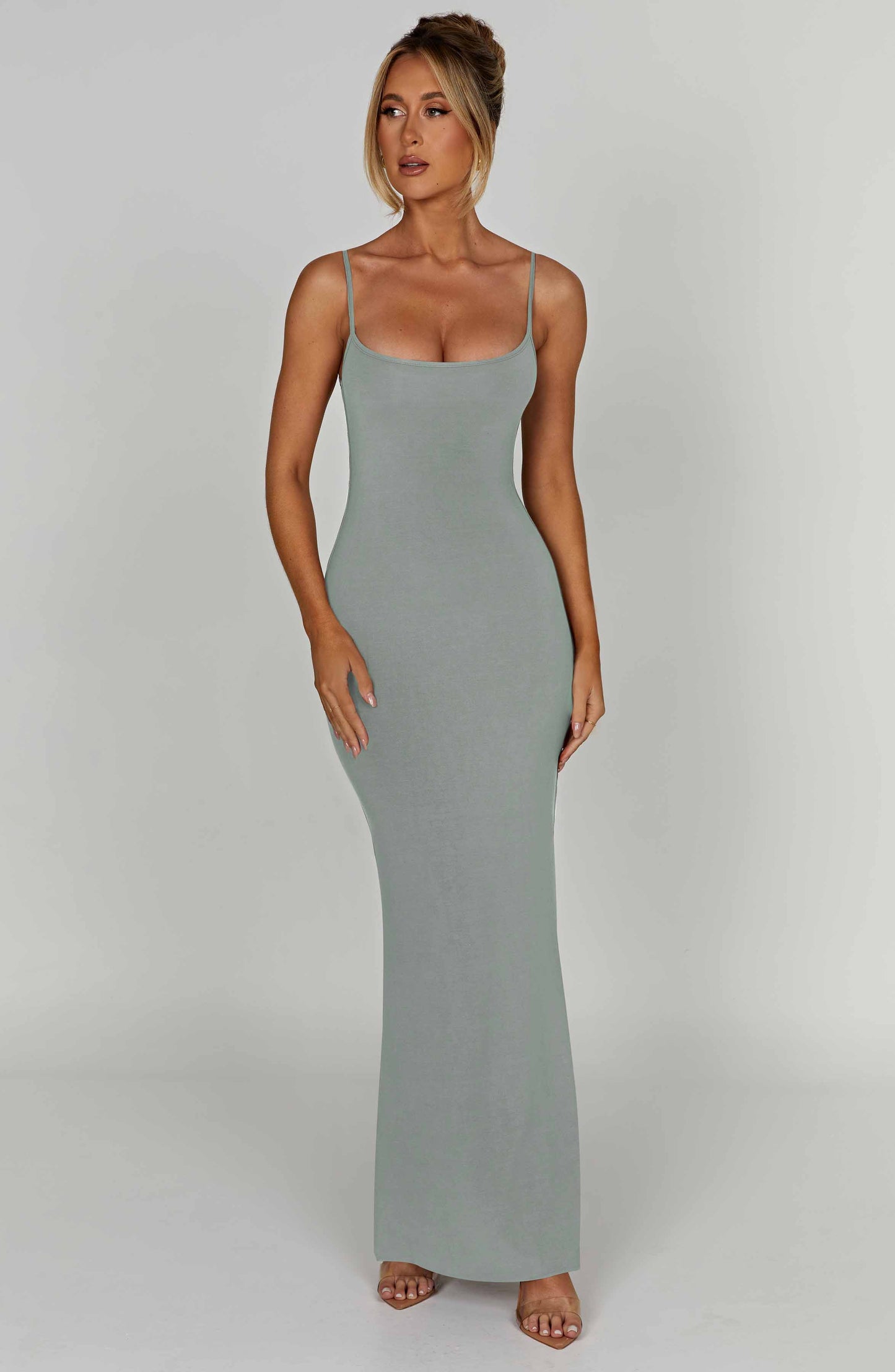 Vestido Maxi Saskia - Acero