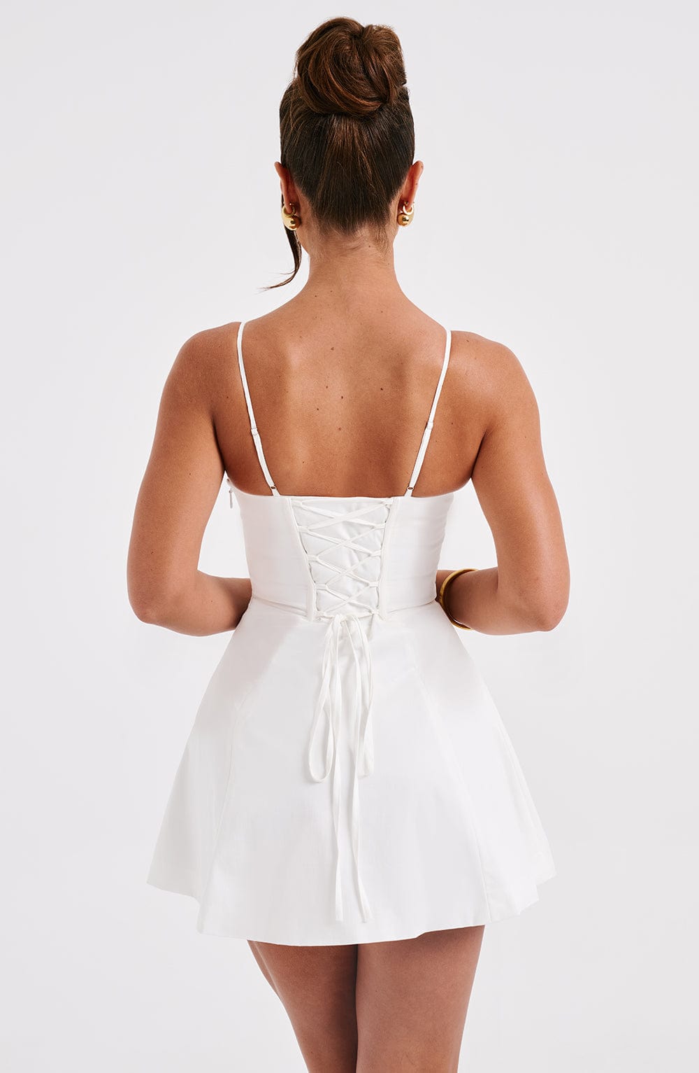 Vestido Mini Sela - Marfil