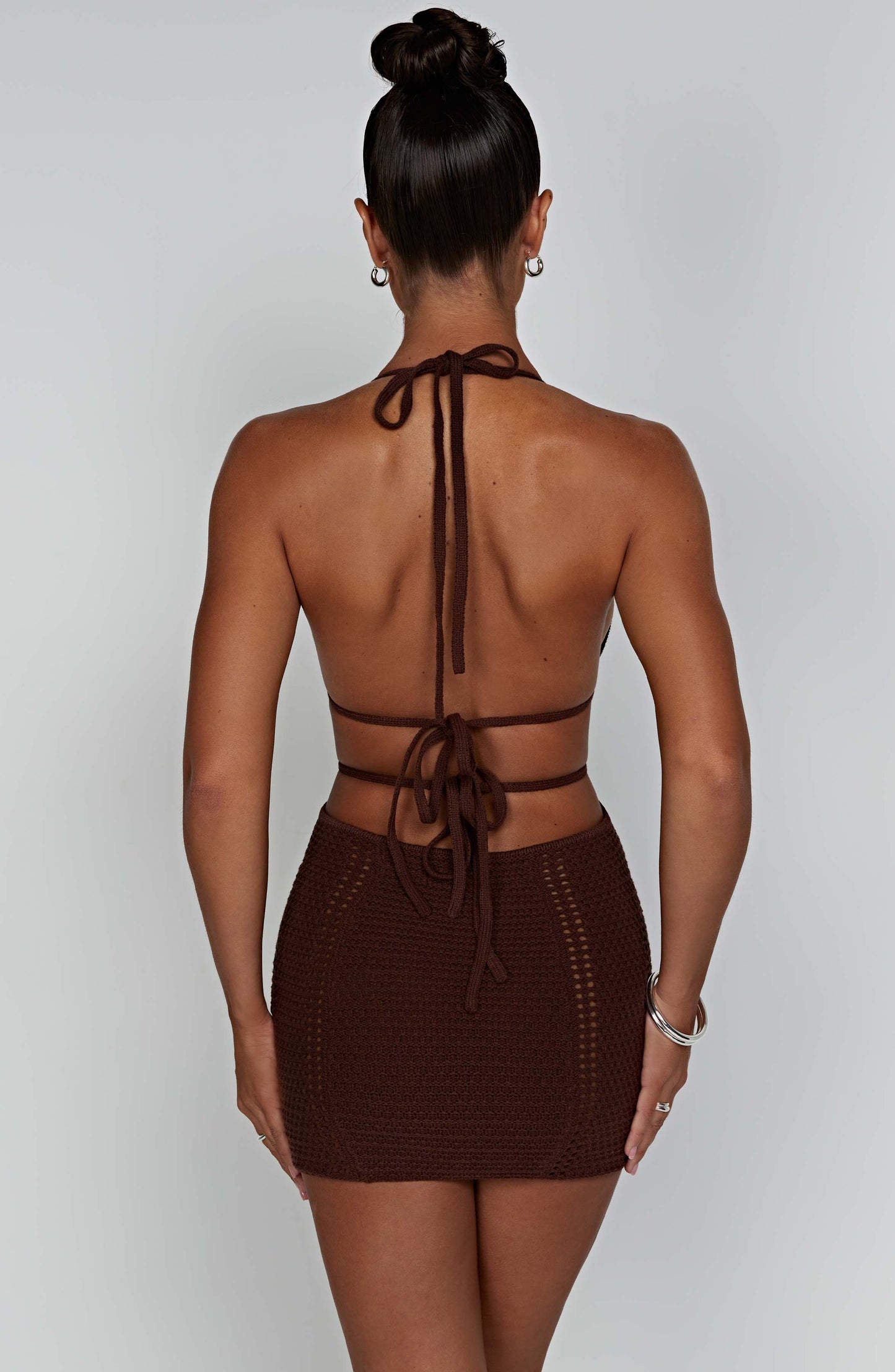 Vestido Mini Selena - Chocolate