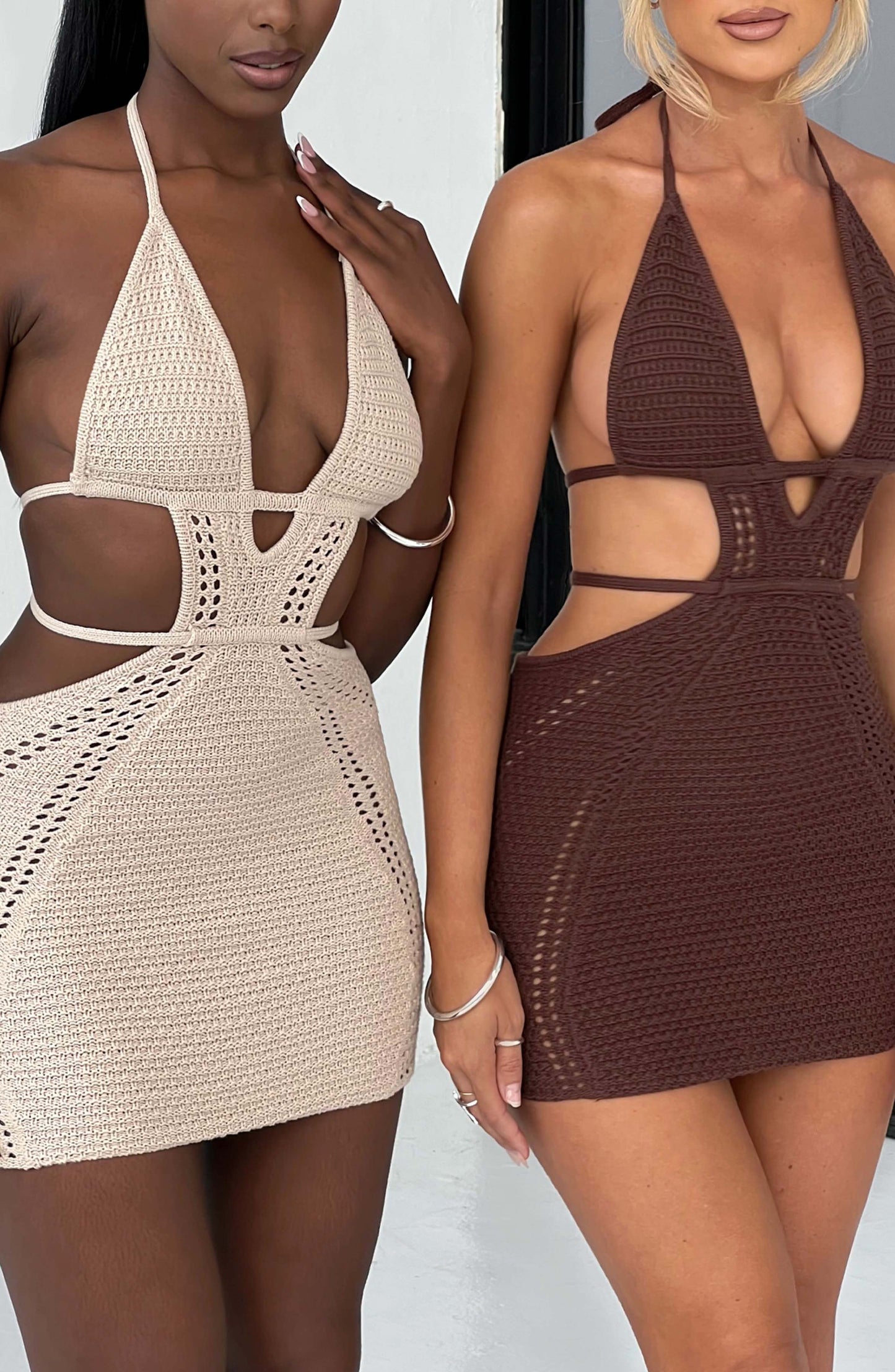 Vestido Mini Selena - Chocolate