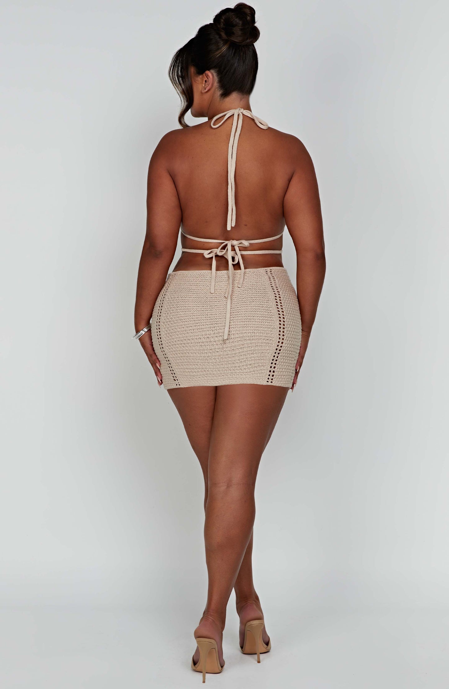 Vestido Mini Selena - Crema