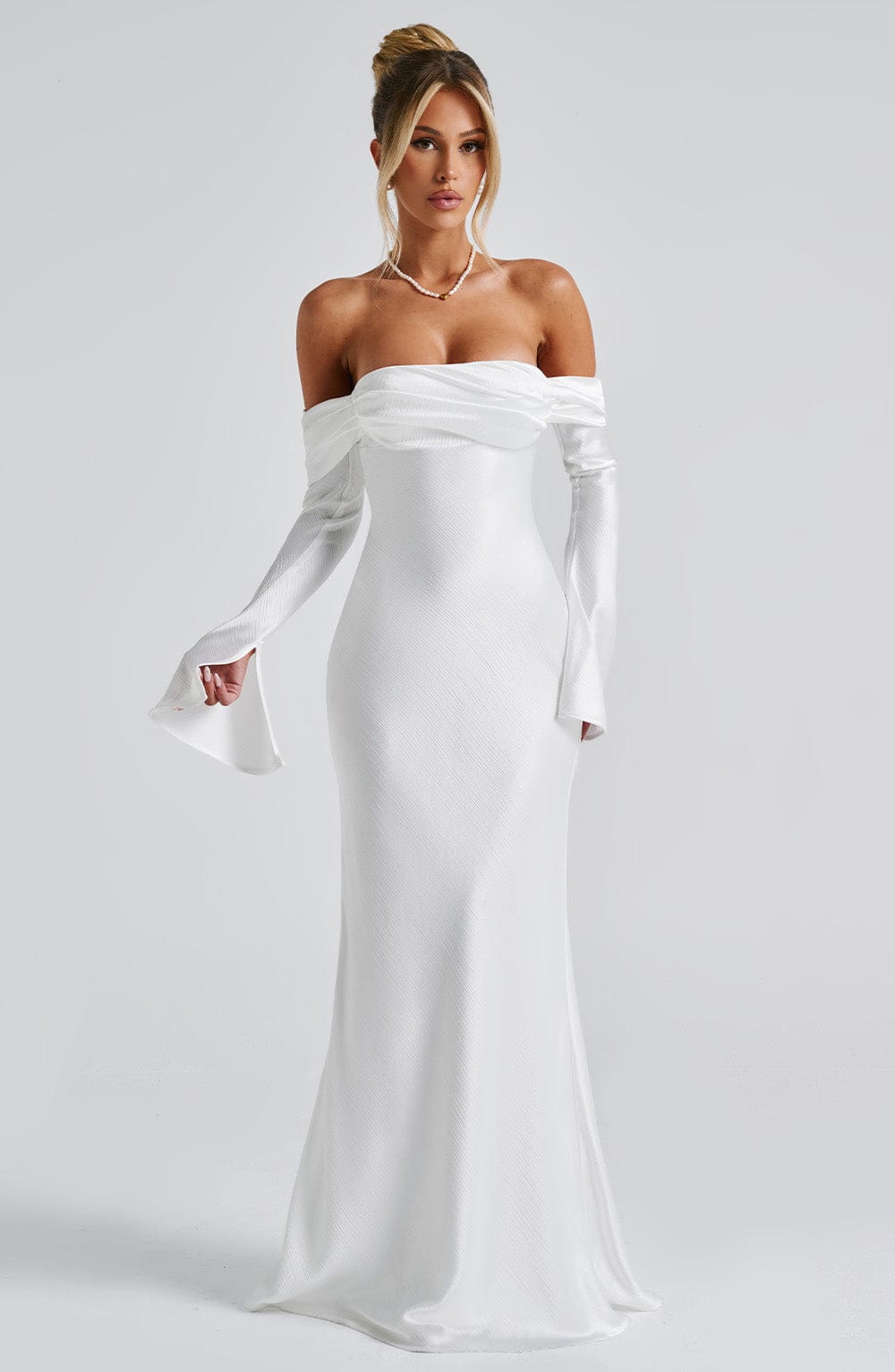 Vestido Maxi Selene - Marfil