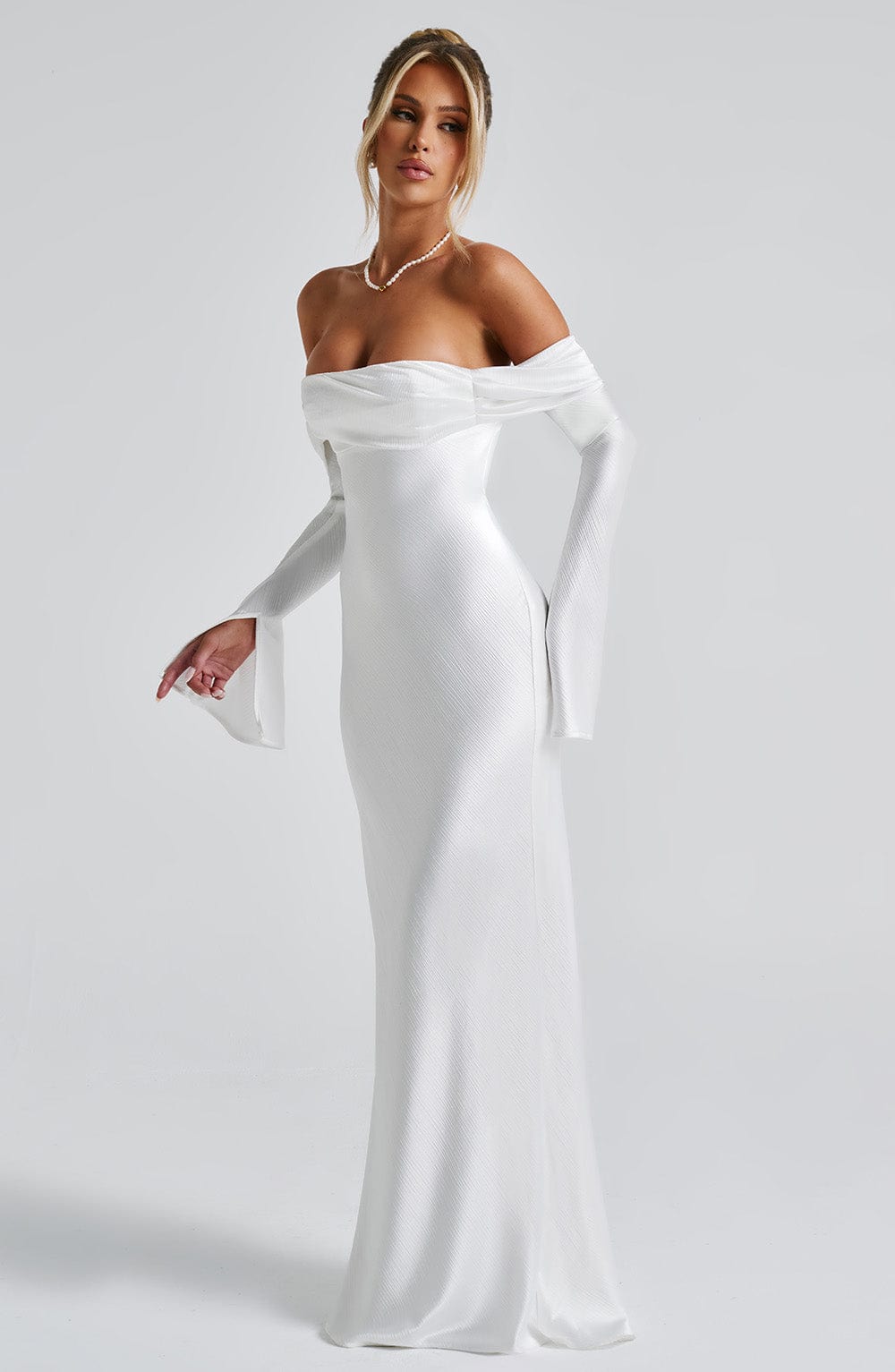 Vestido Maxi Selene - Marfil