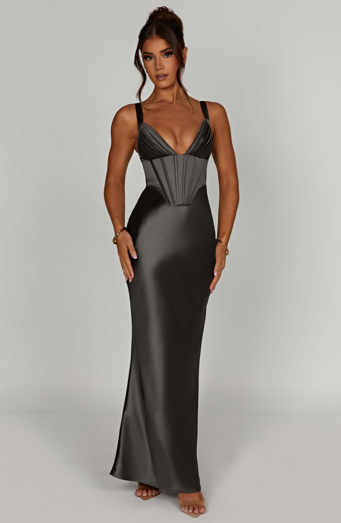 Vestido Maxi Shae - Carbón