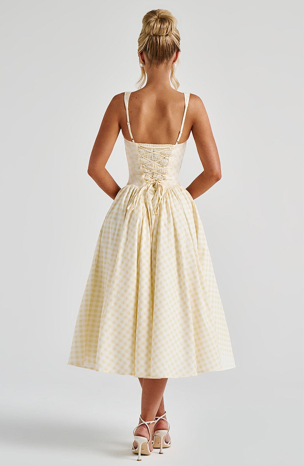 Vestido Midi Sherrie - Gingham de Limón