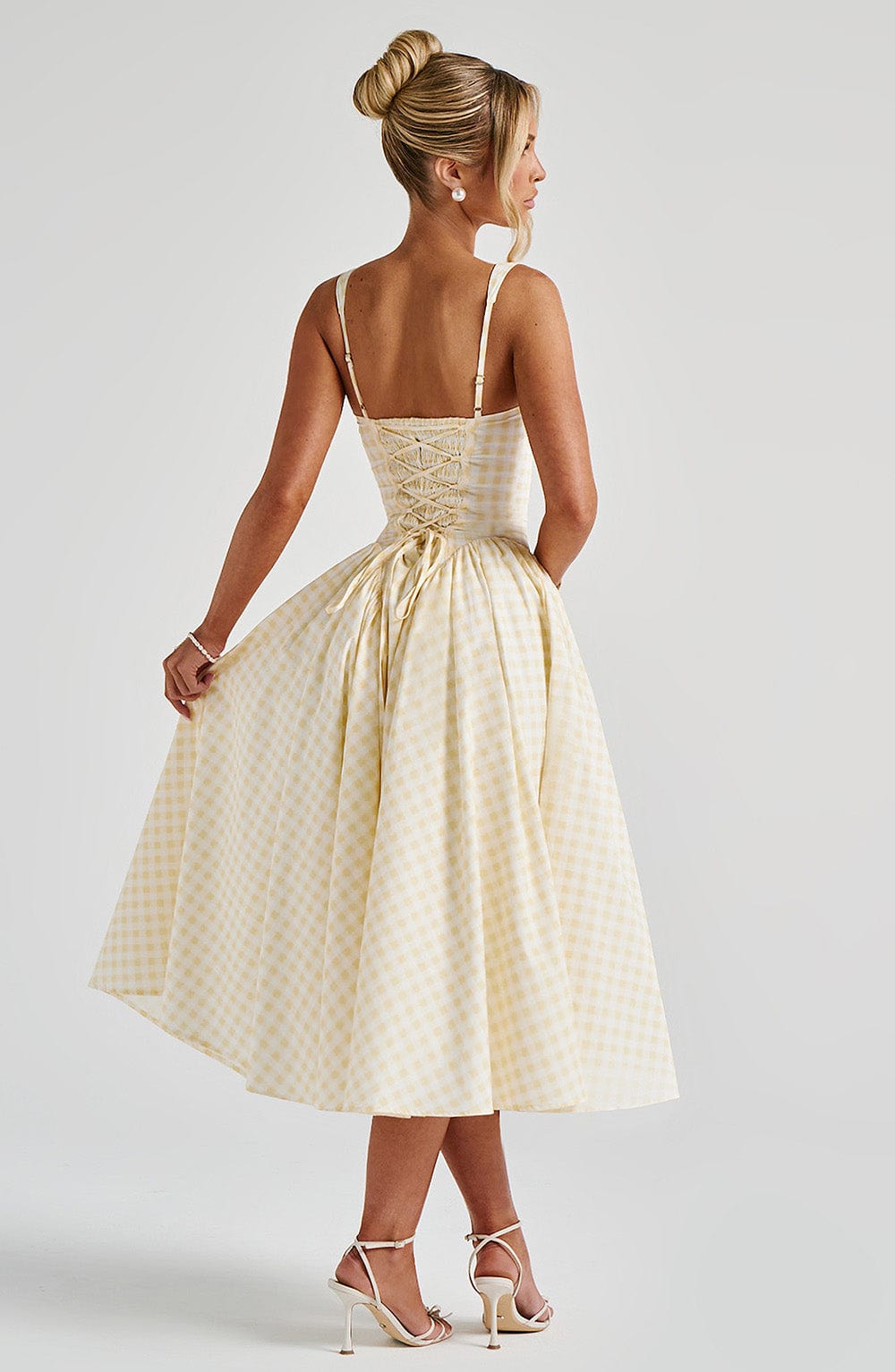 Vestido Midi Sherrie - Gingham de Limón