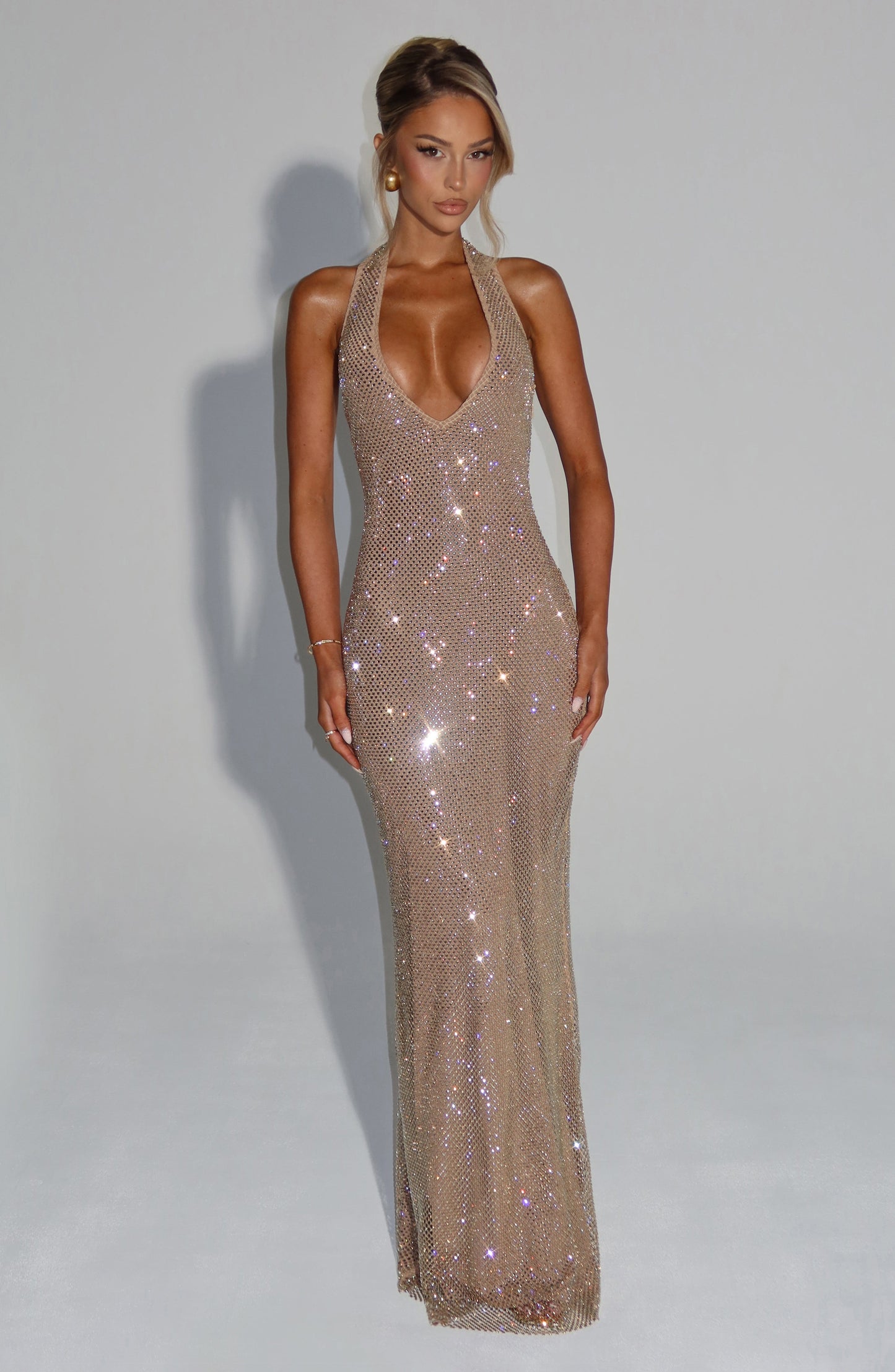 Vestido Maxi Starla - Dorado