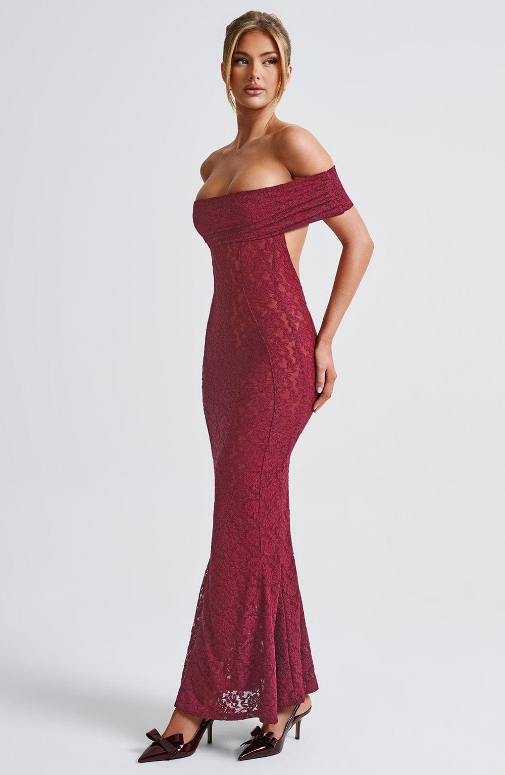 Vestido Maxi Stephanie - Burdeos