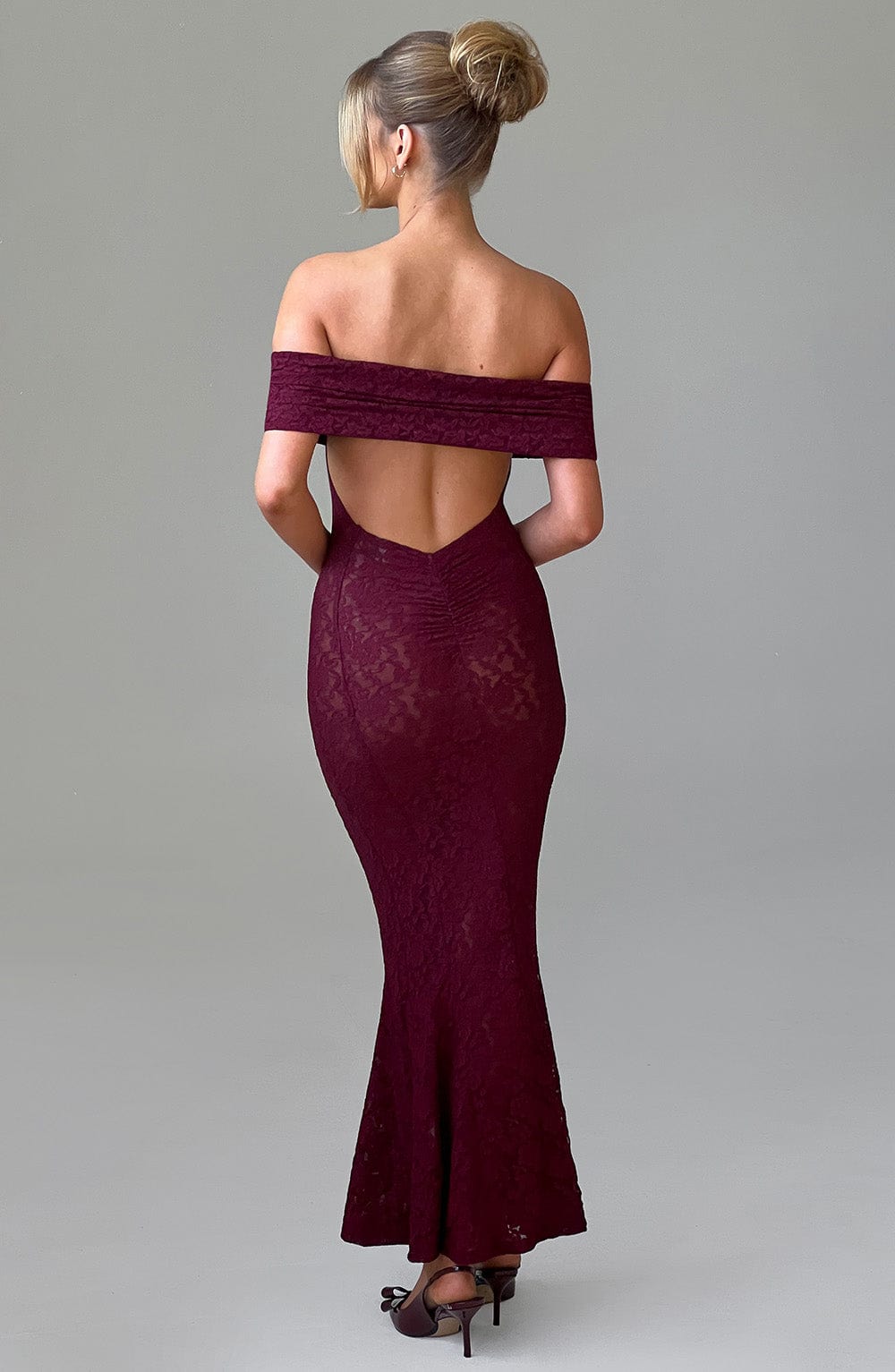 Vestido Maxi Stephanie - Burdeos