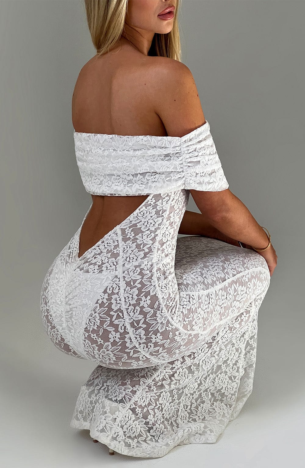 Vestido Maxi Stephanie - Marfil