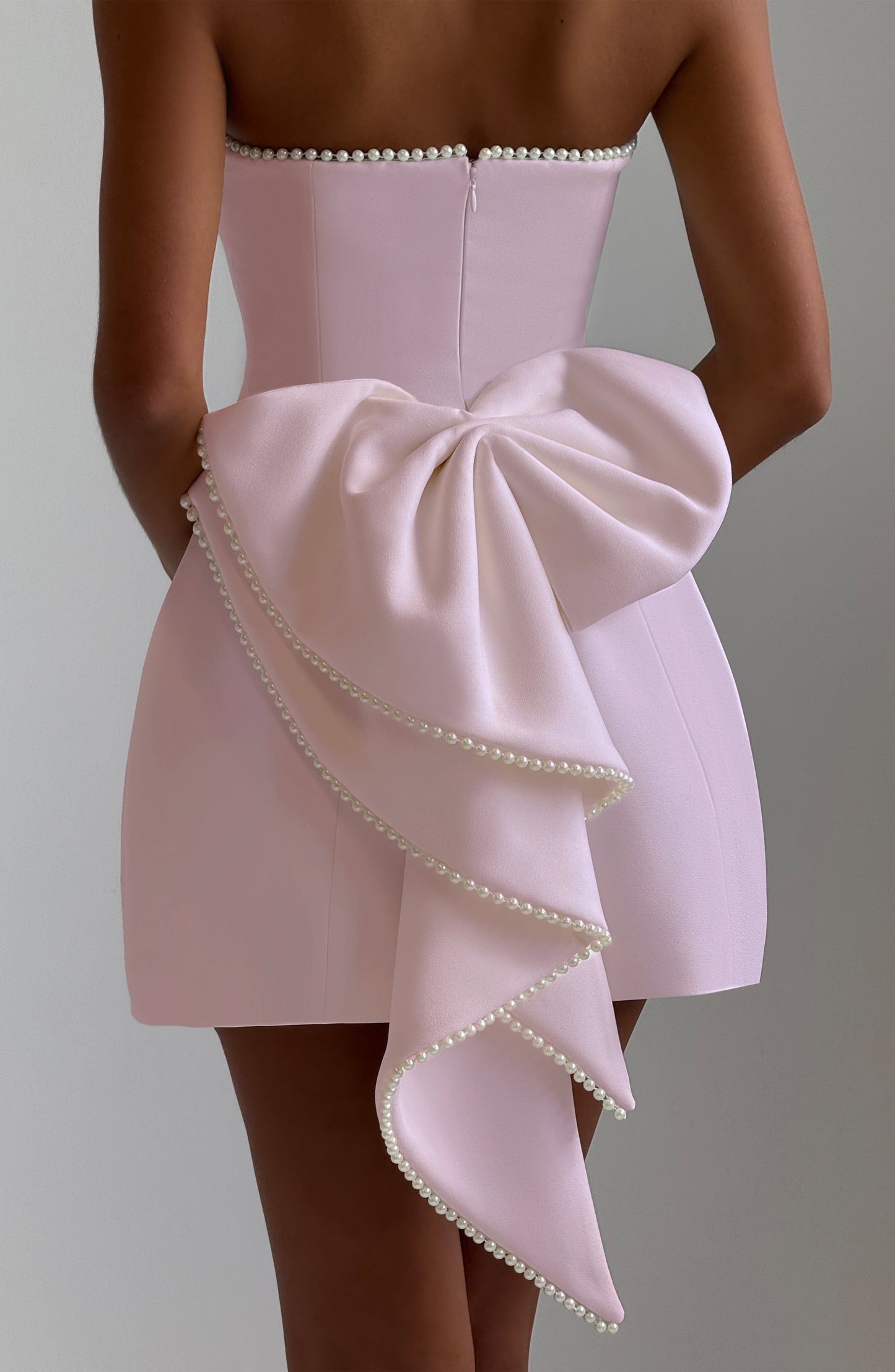 Vestido Mini Suni - Rosa Pálido