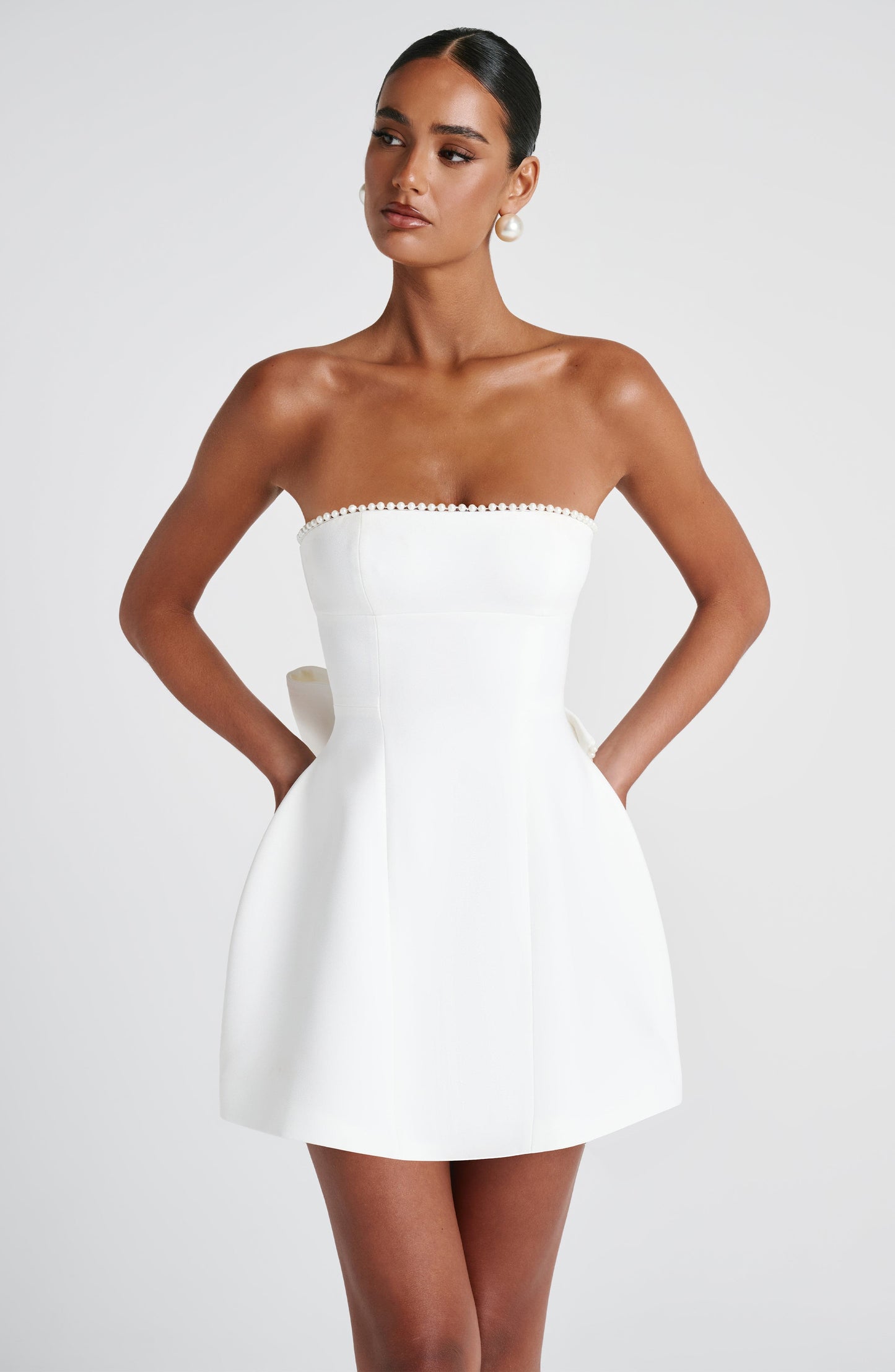 Vestido Mini Suni - Marfil