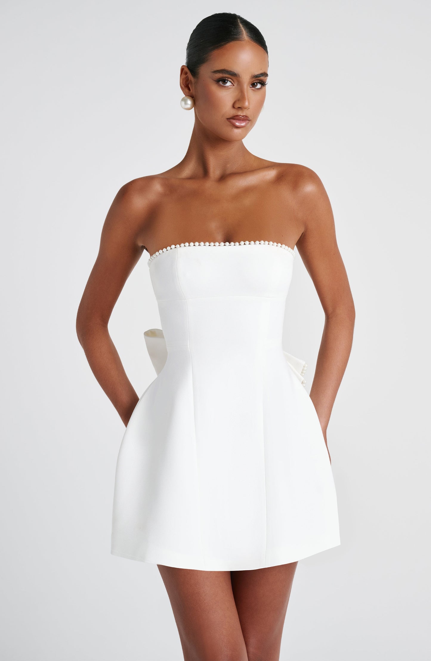 Vestido Mini Suni - Marfil