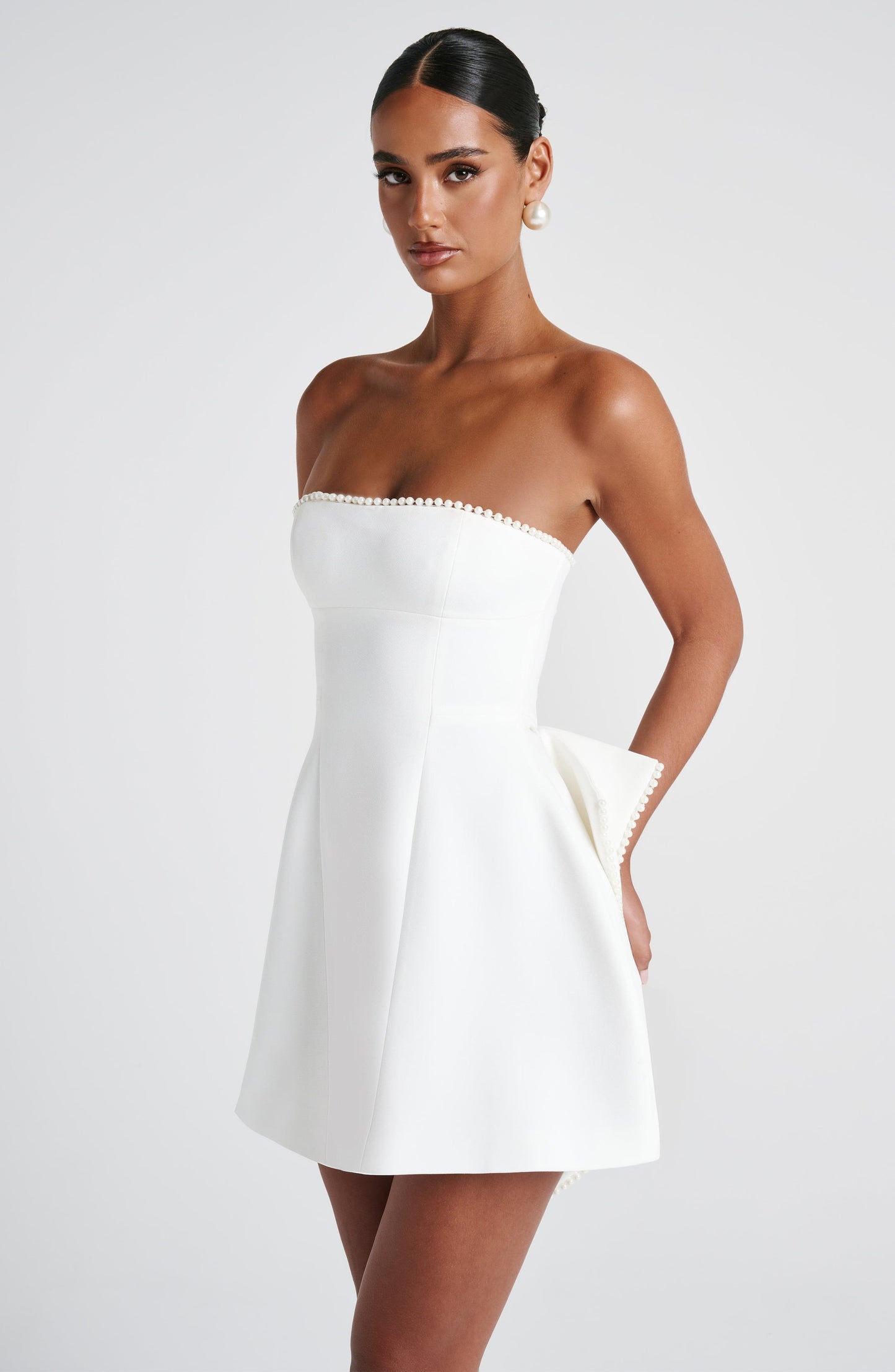Vestido Mini Suni - Marfil