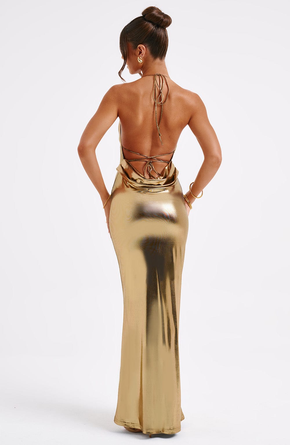 Vestido Maxi Talisa - Dorado