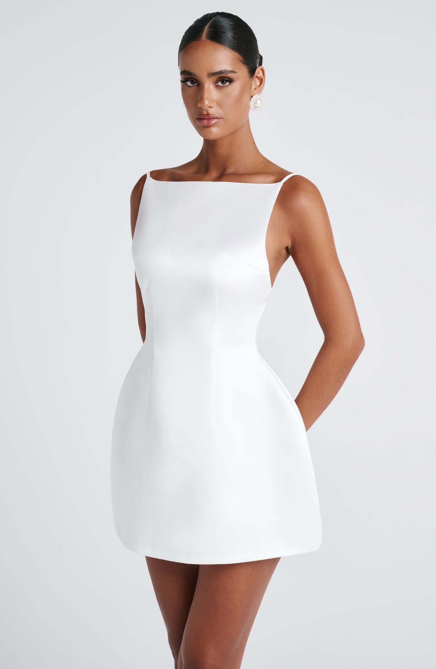 Vestido Mini Tate - Marfil