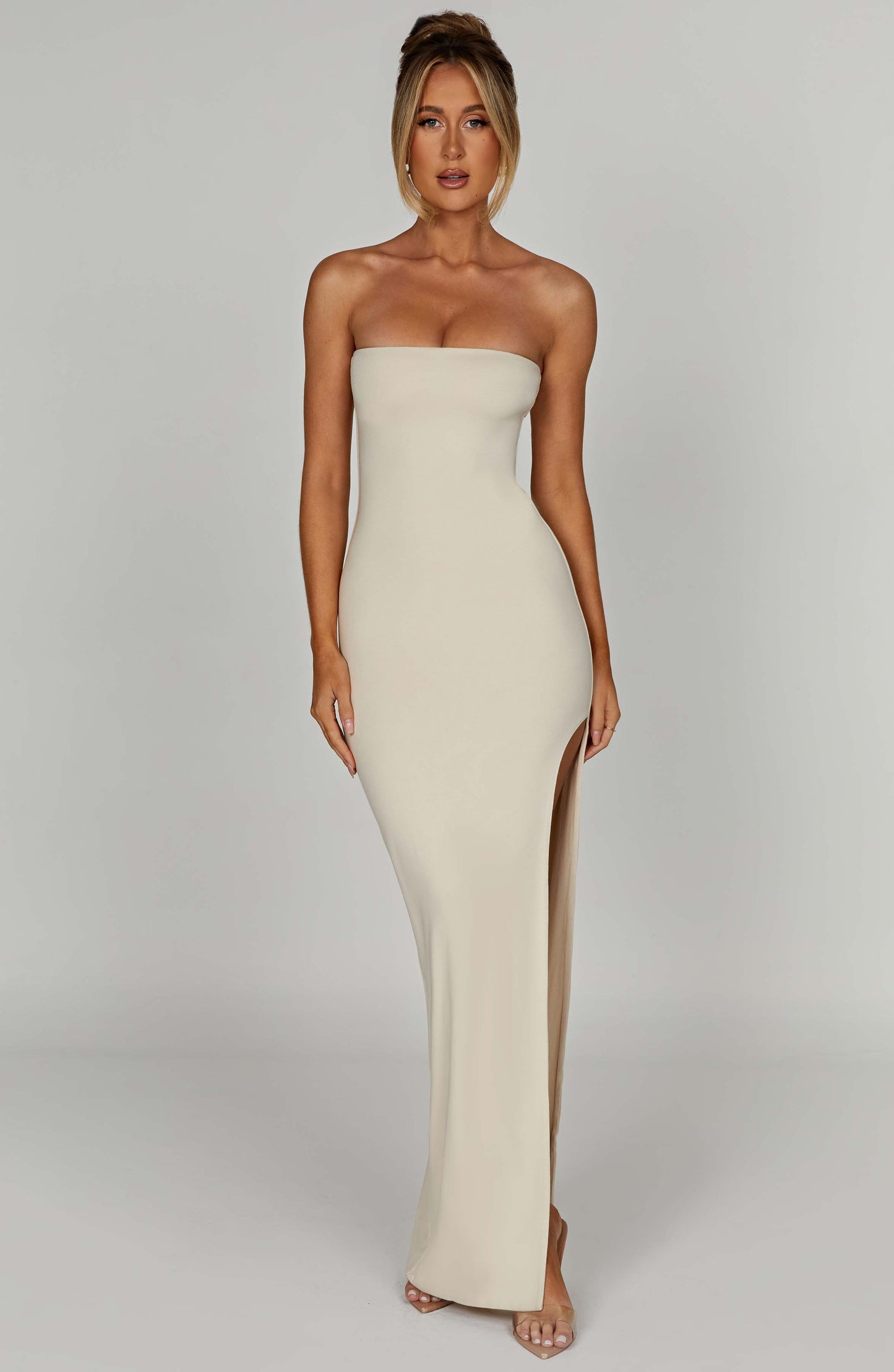 Vestido Maxi Teyana - Crema