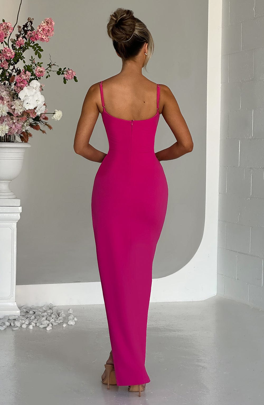 Vestido Maxi Tiarne - Rosa Fucsia