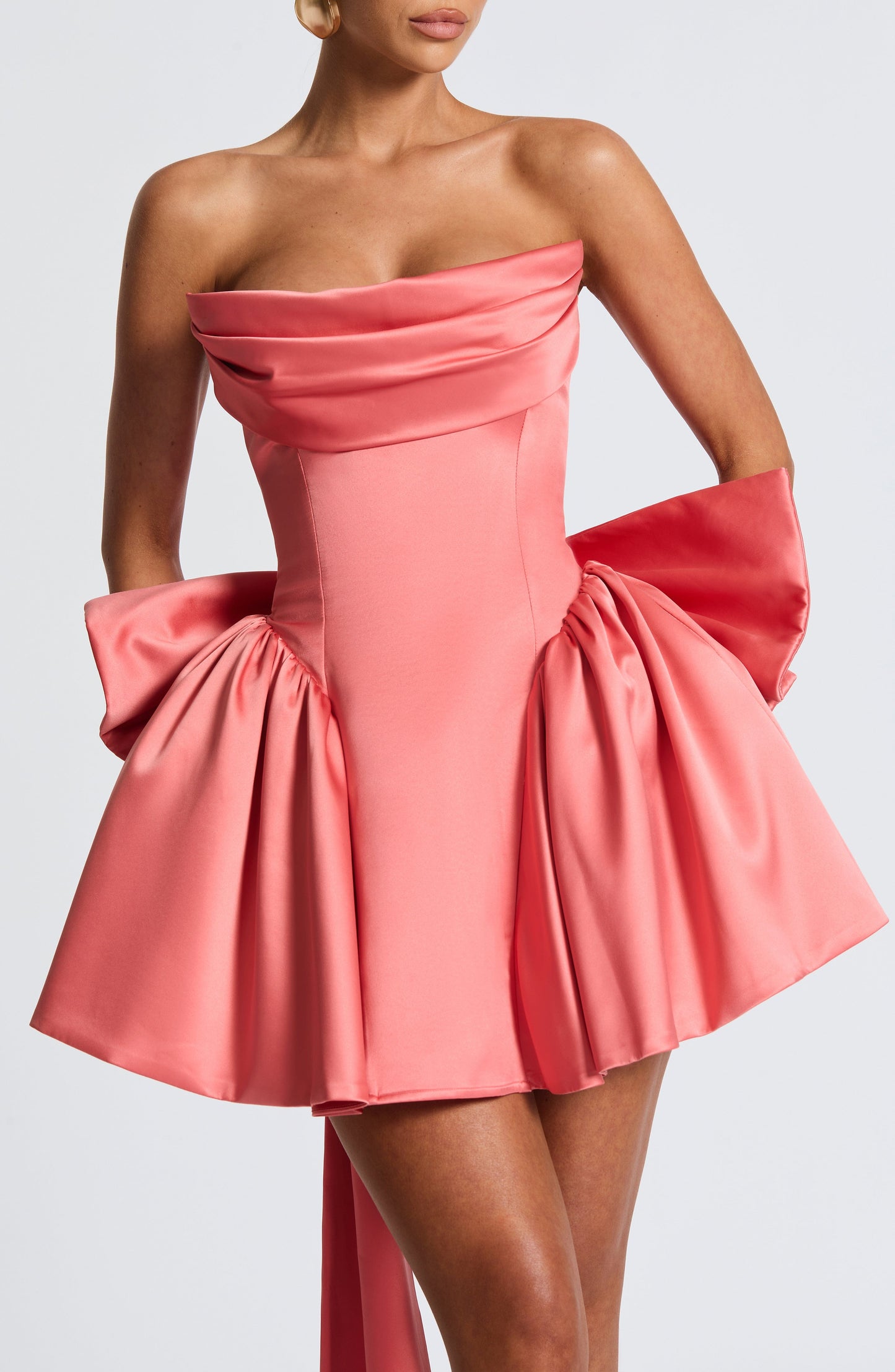 Vestido Mini Trinity - Rosa Coral